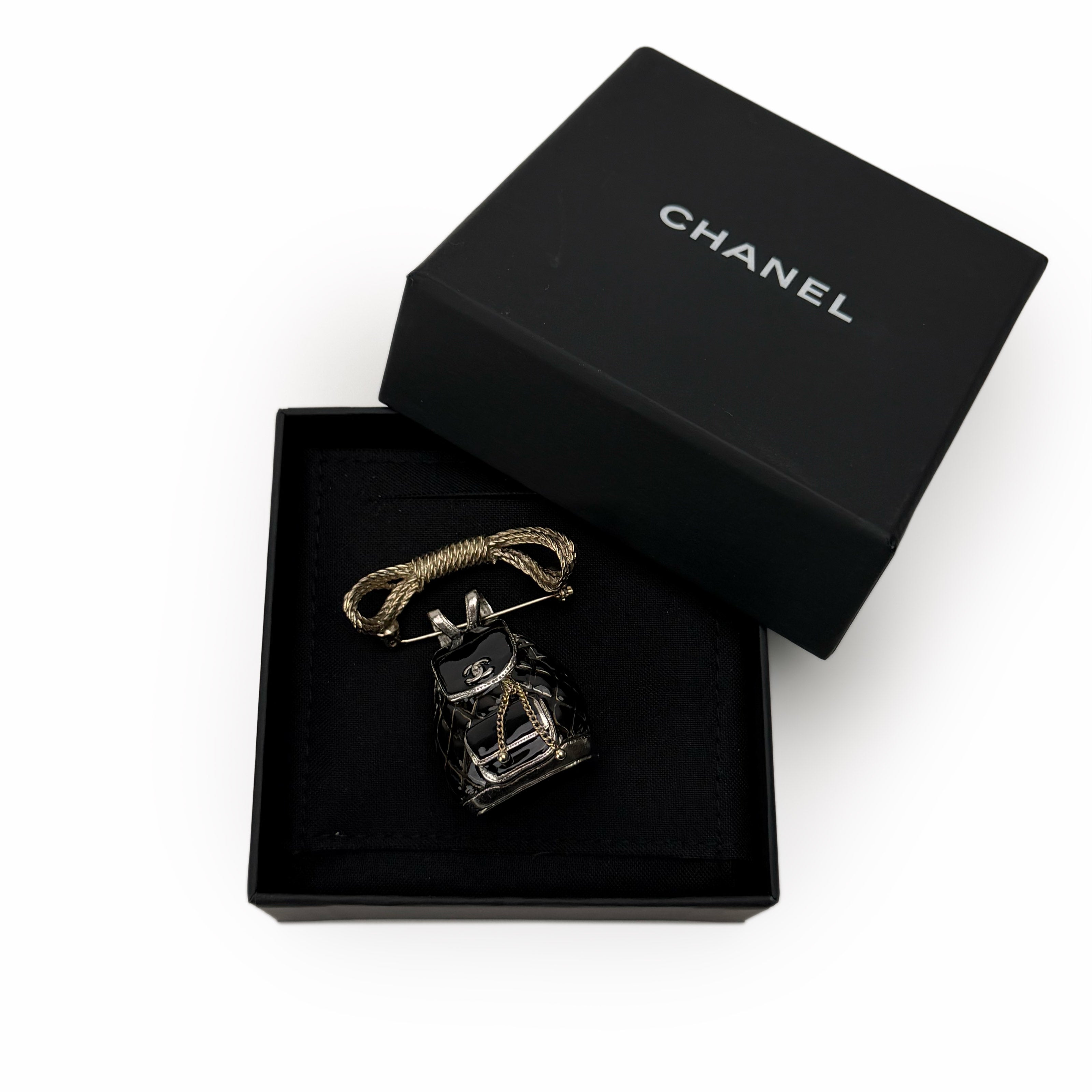 Chanel Backpack Brooch