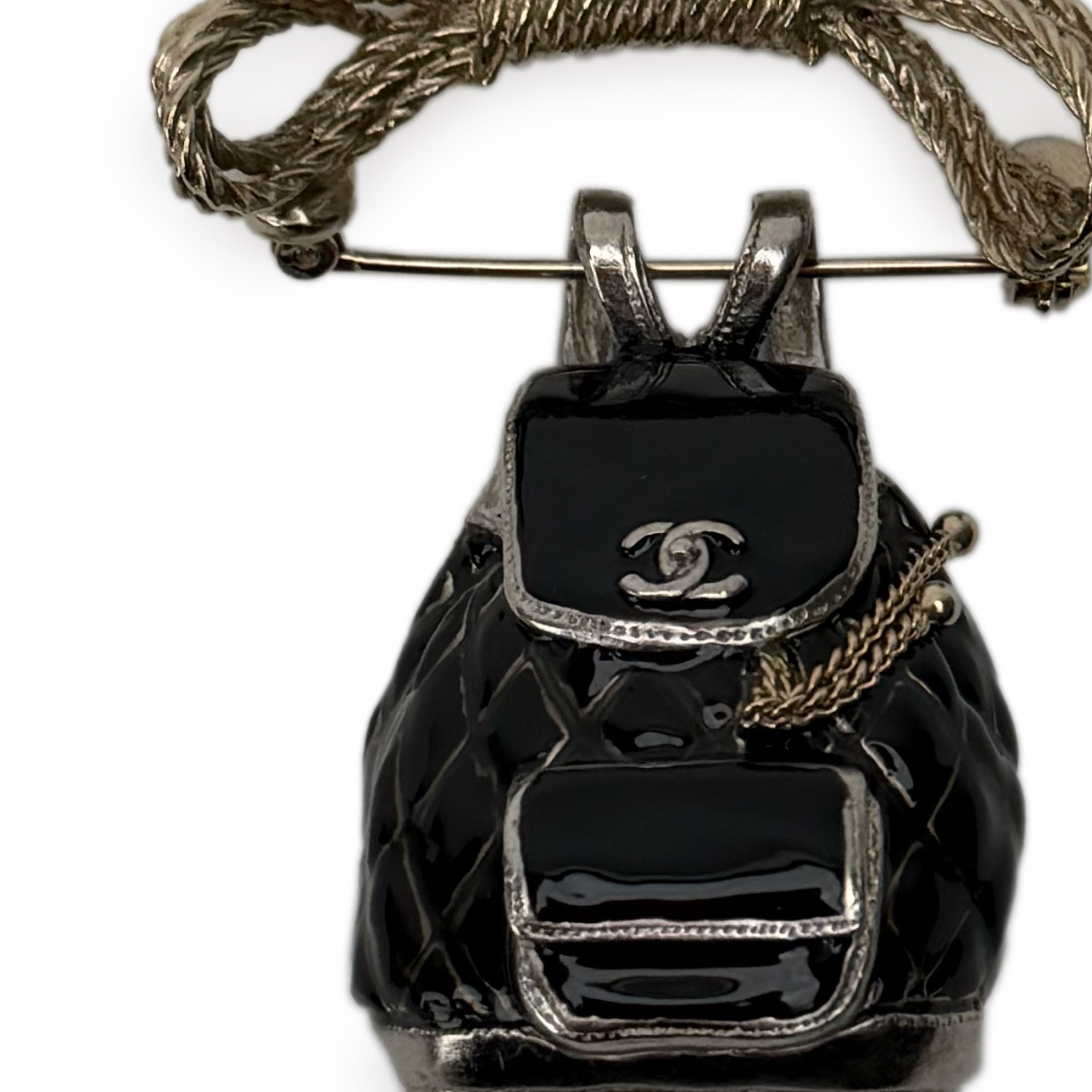 Chanel Backpack Brooch