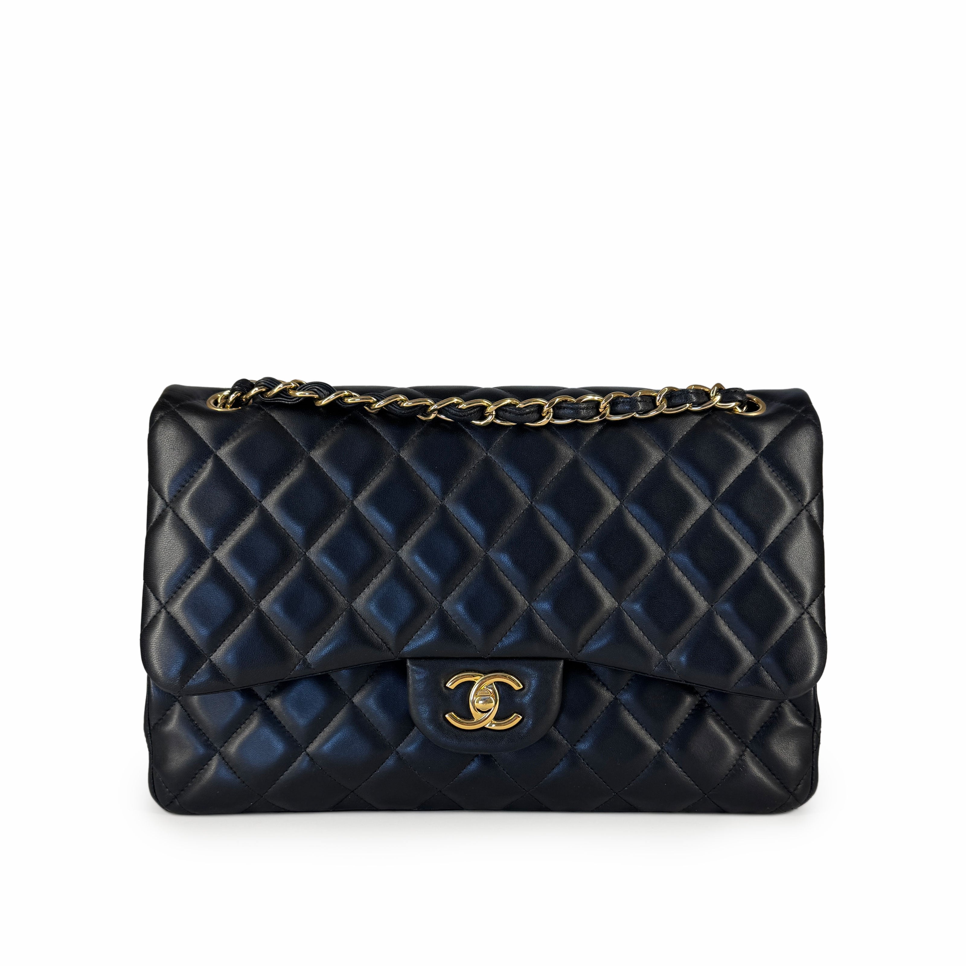 Chanel Timeless Jumbo Black Lambskin GHW