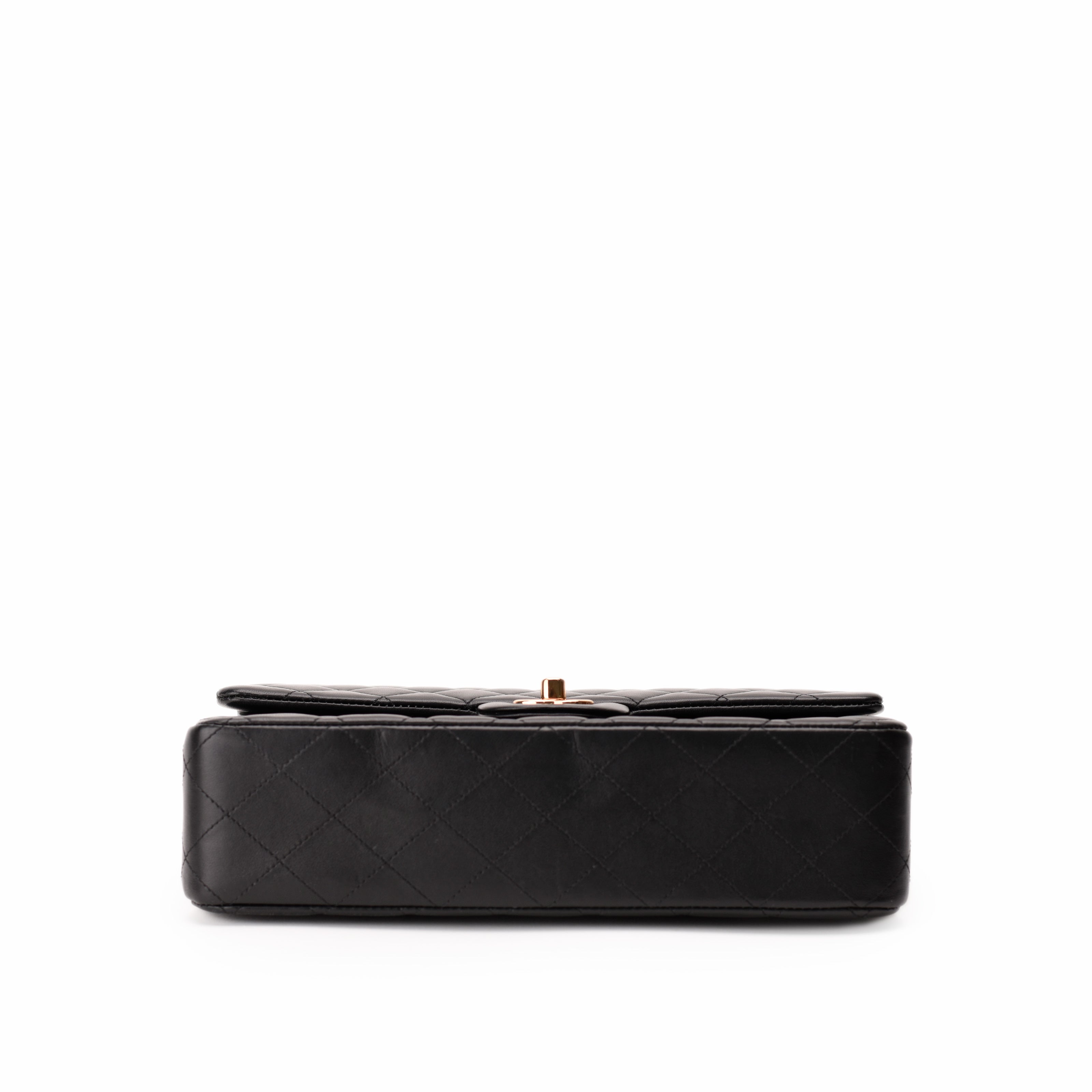 Chanel Timeless Medium Black Lambskin RHW