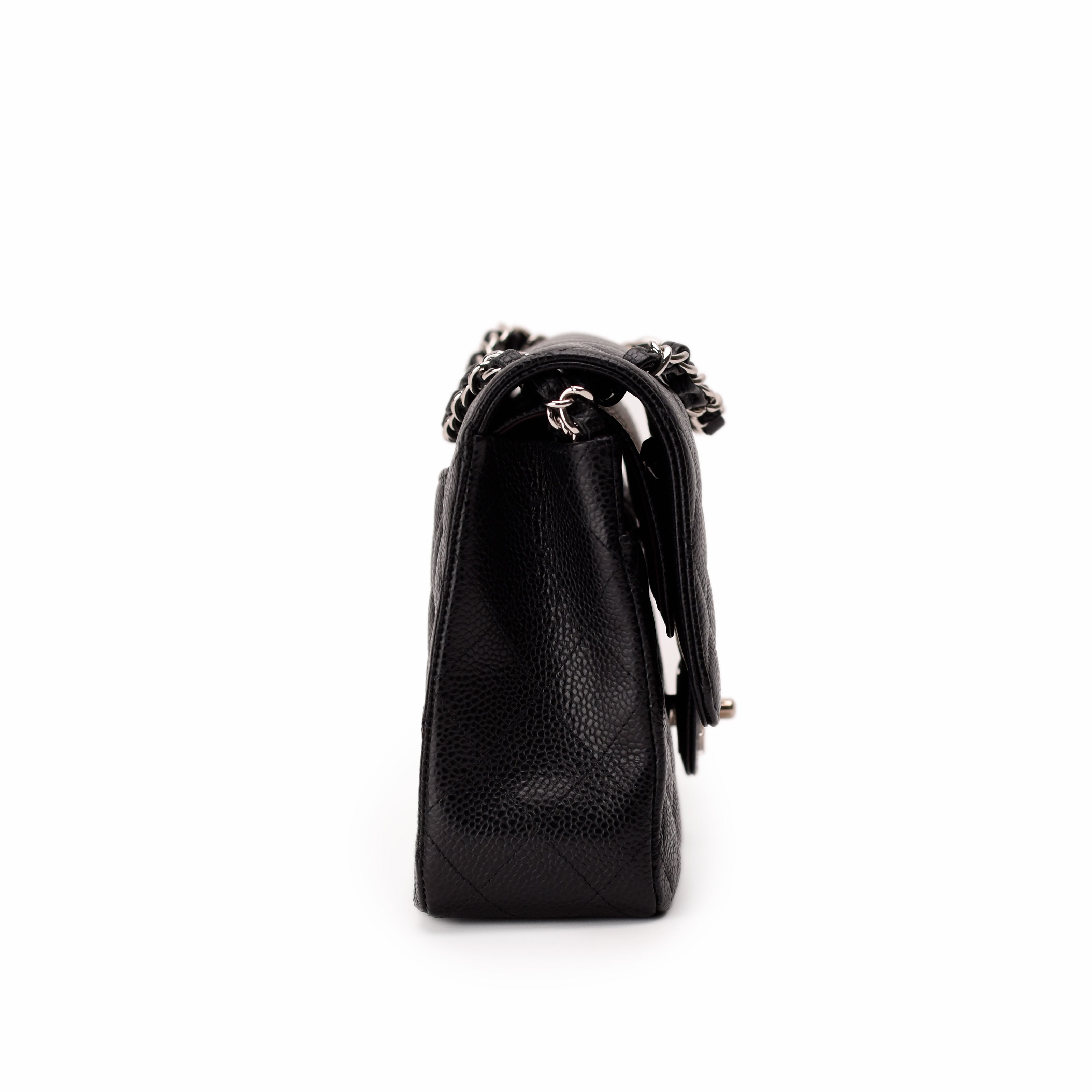 Chanel Timeless Medium Black Caviar SHW