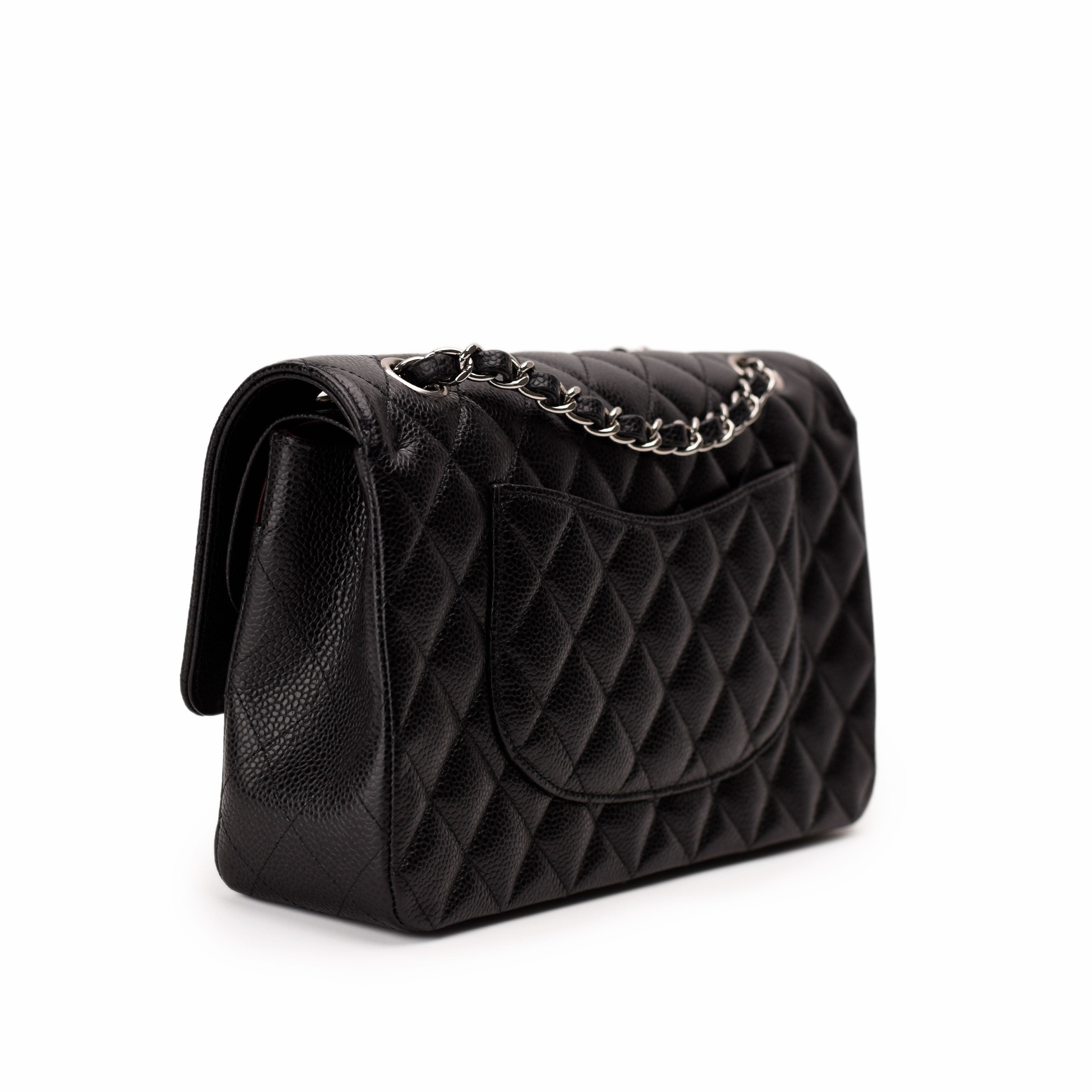 Chanel Timeless Medium Black Caviar SHW