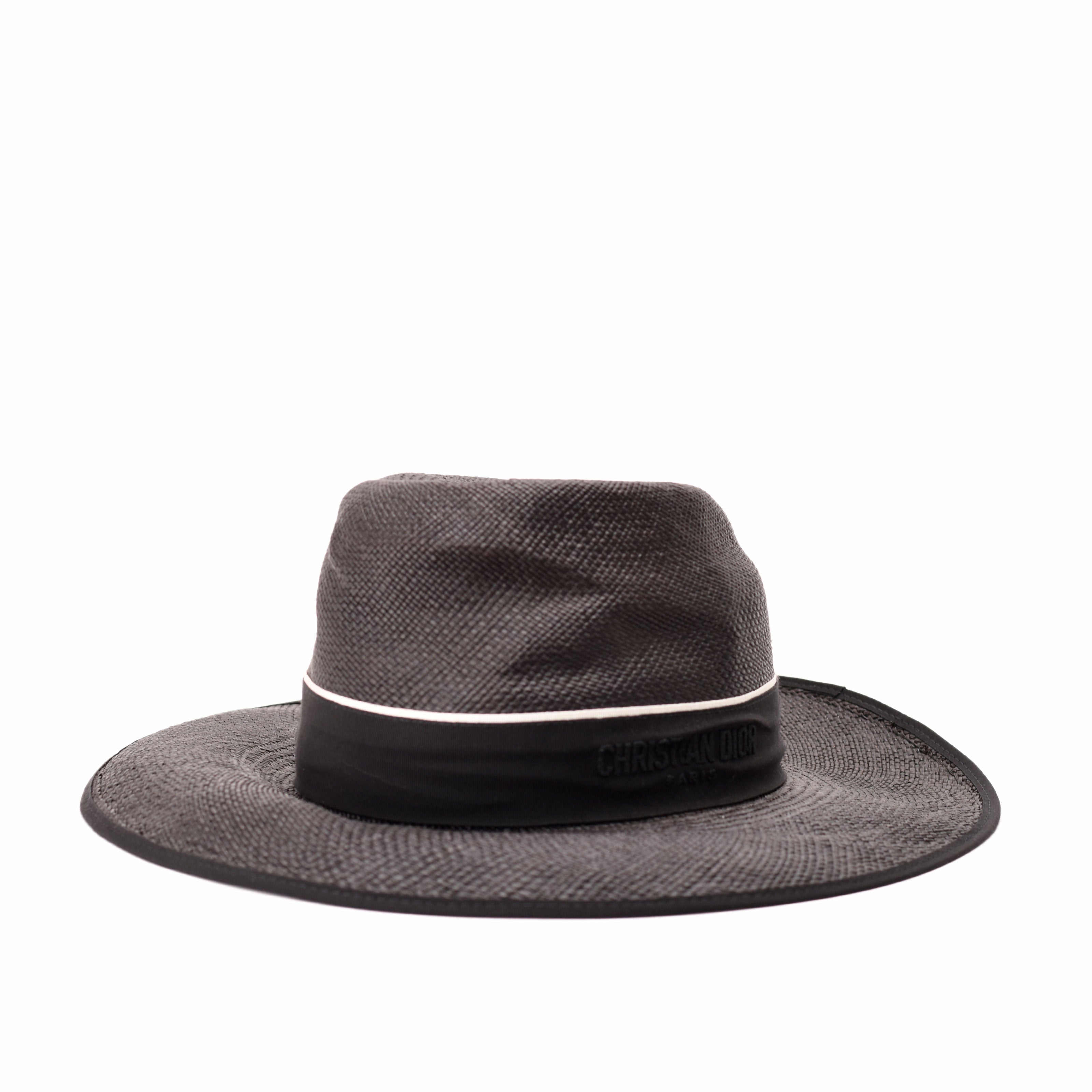 Dior Woven Straw Raffia Hat