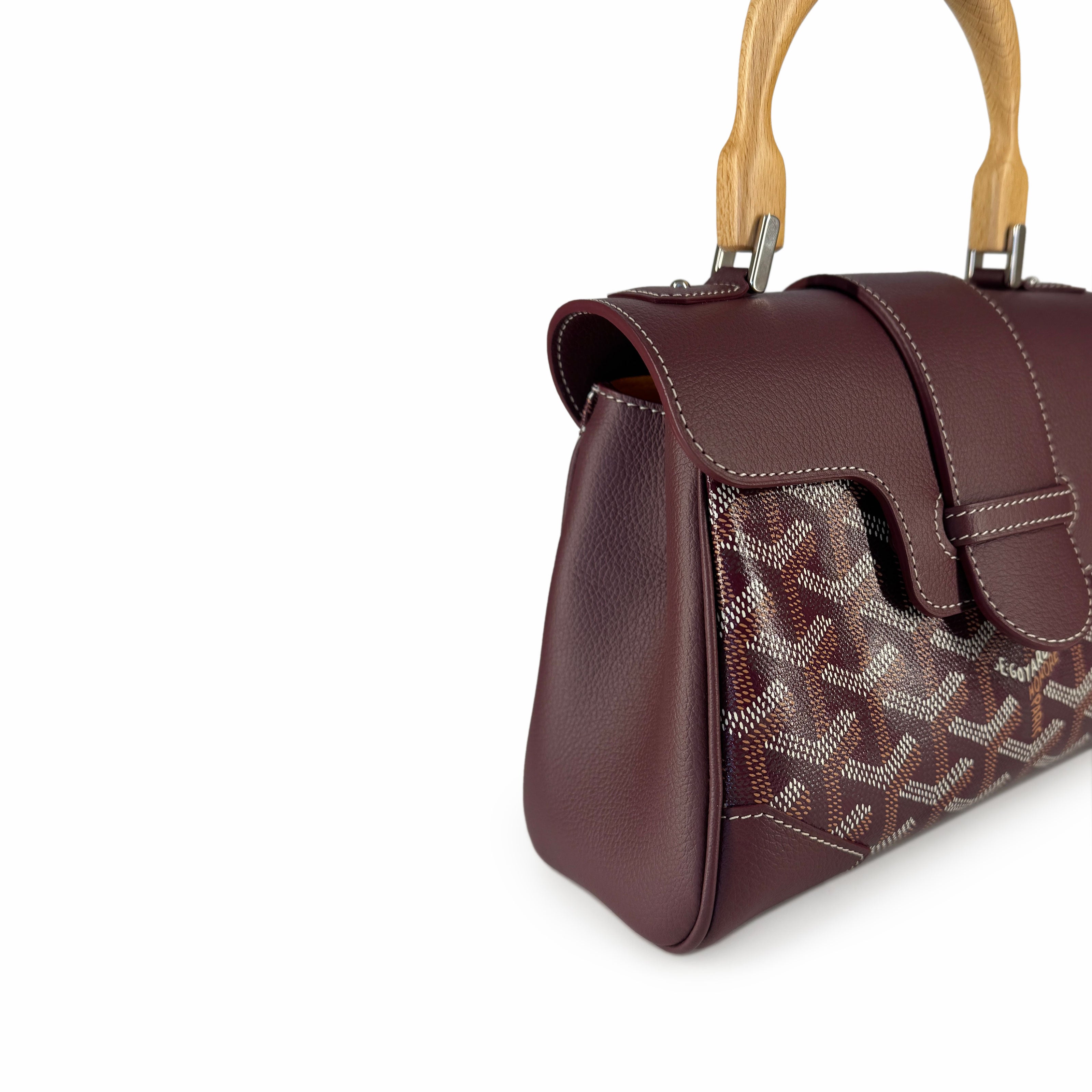 Goyard Saïgon Souple Mini Bag in Burgundy
