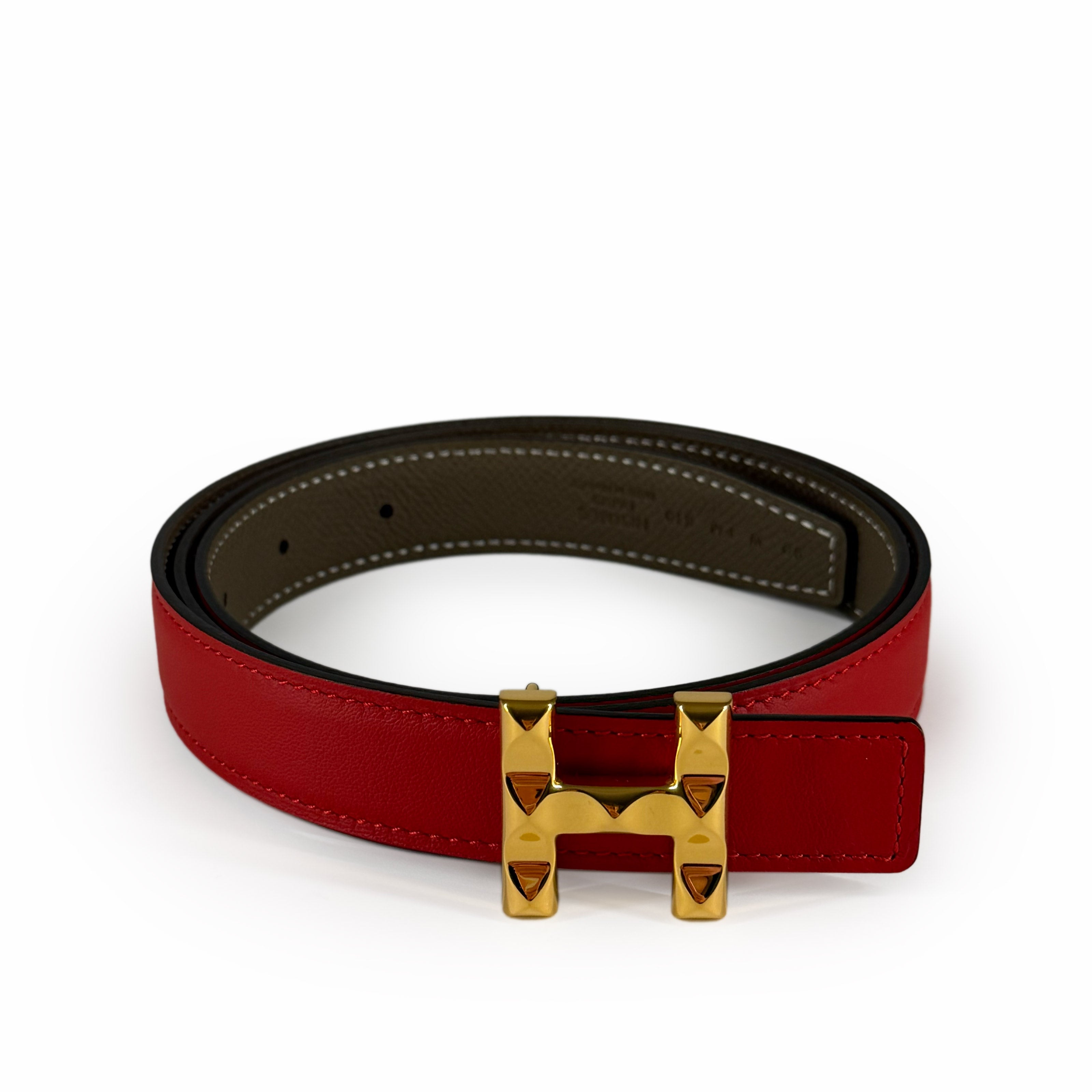Hermès Infini Belt Buckle & Reversible Leather Strap 24 mm