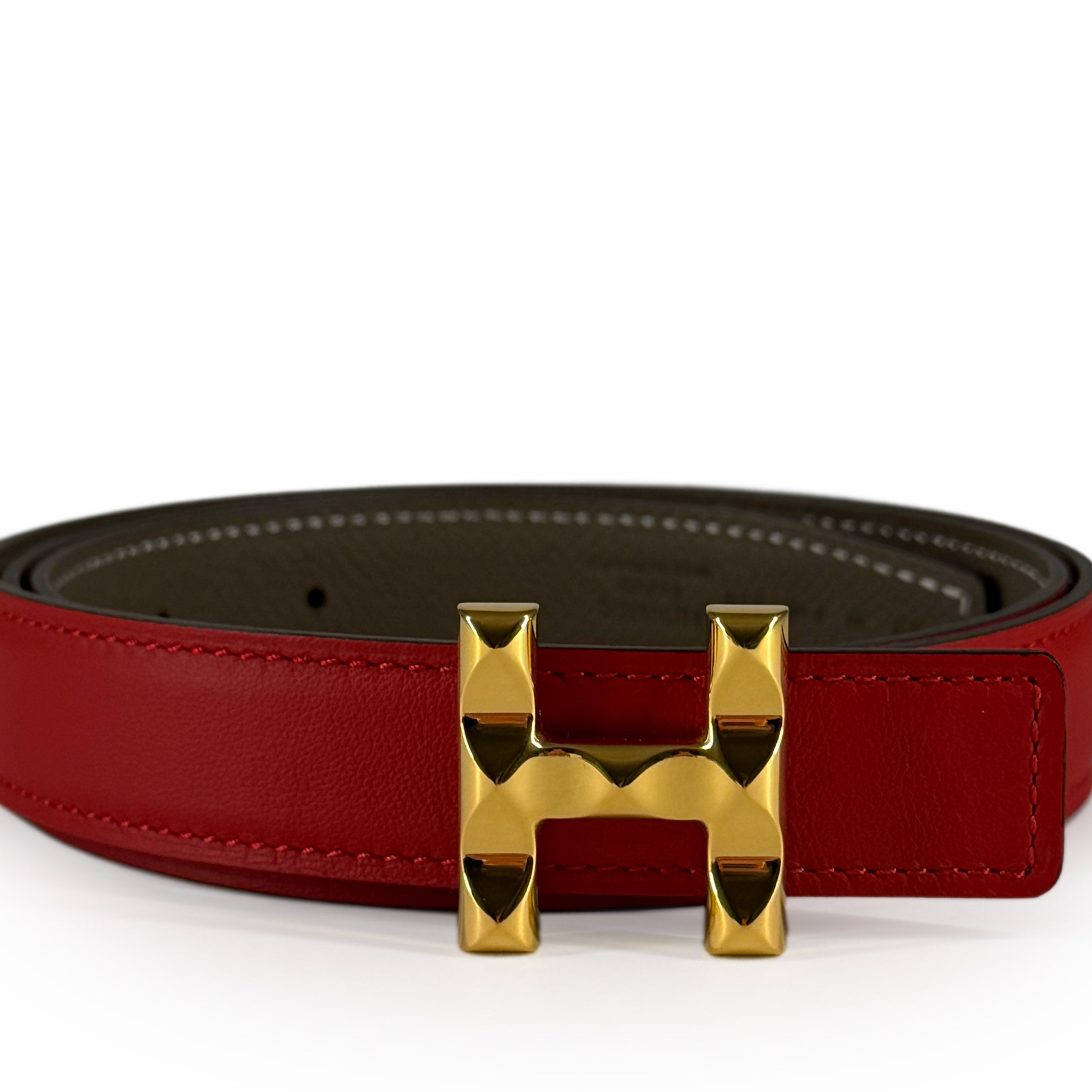 Hermès Infini Belt Buckle & Reversible Leather Strap 24 mm