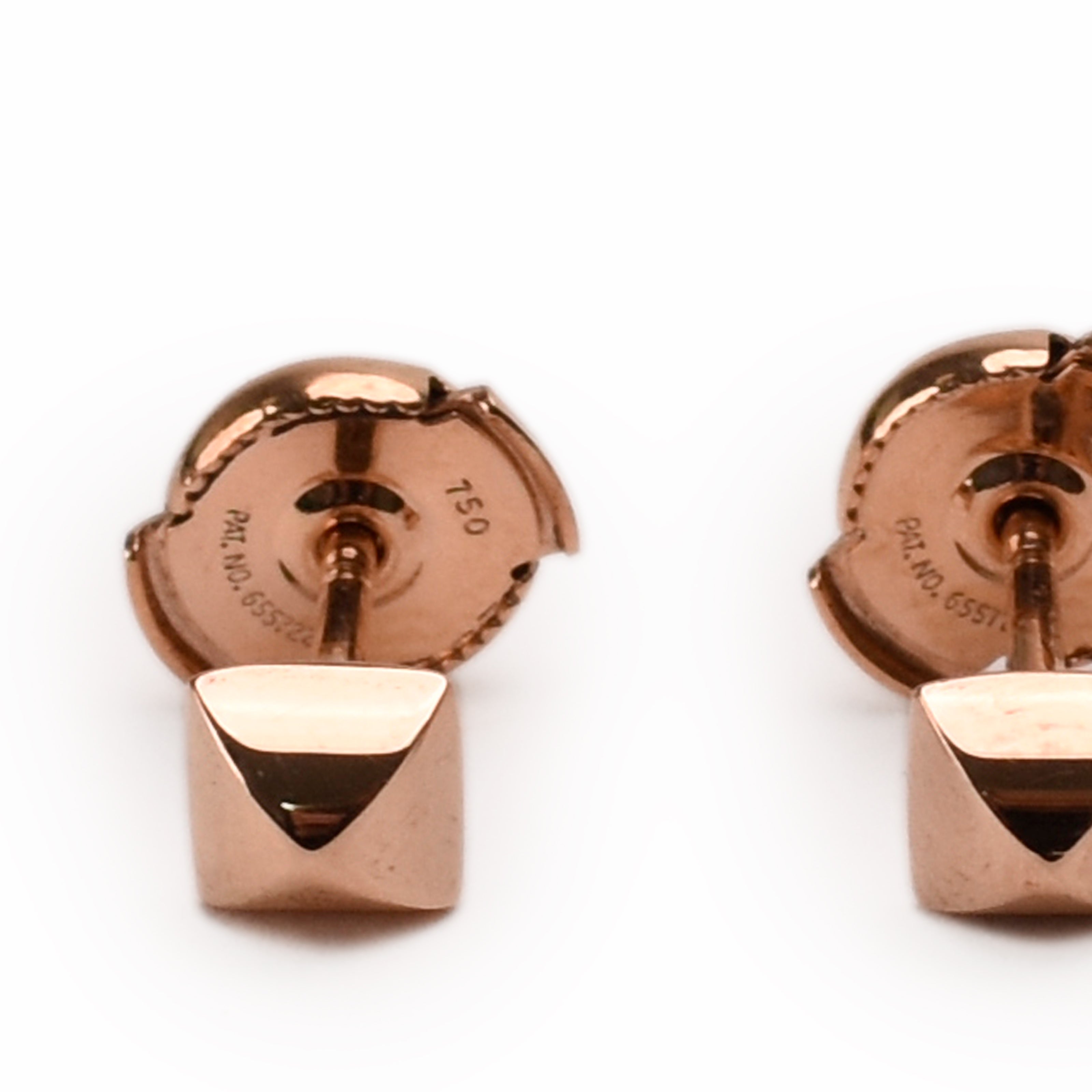 Hermès Clou d'H Stud Earrings RGHW