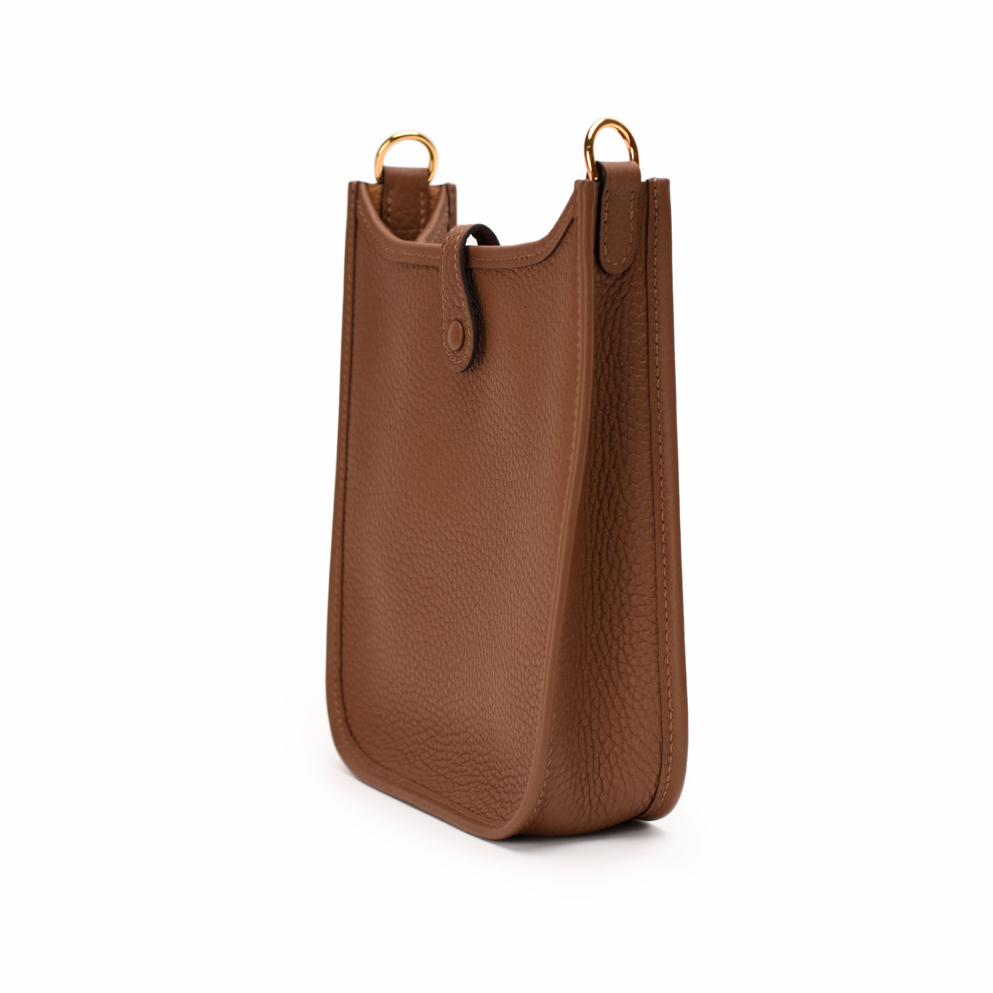 Hermès Mini Evelyne Beige De Weimar Clemence GHW