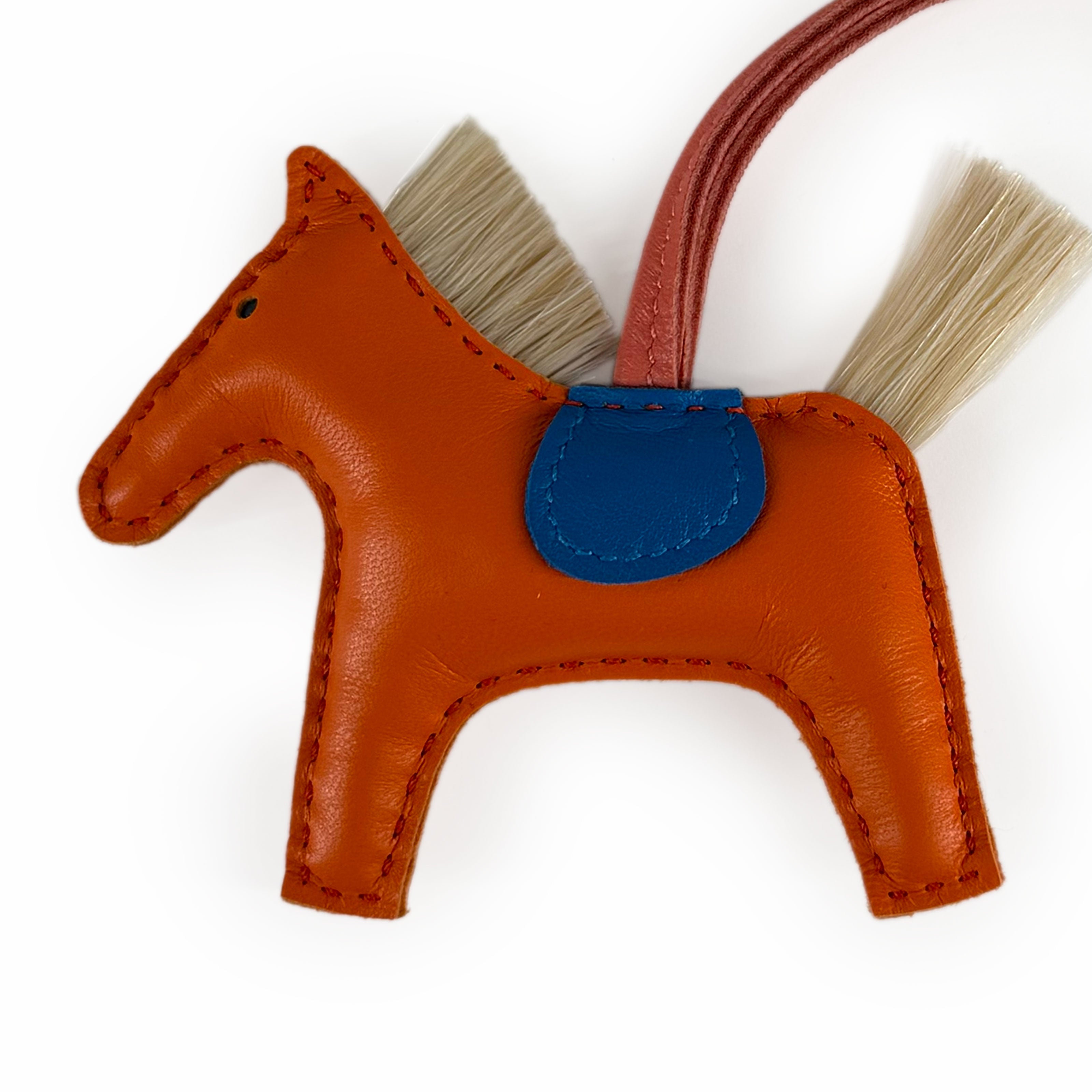 Hermès Rodeo PM Charm Orange