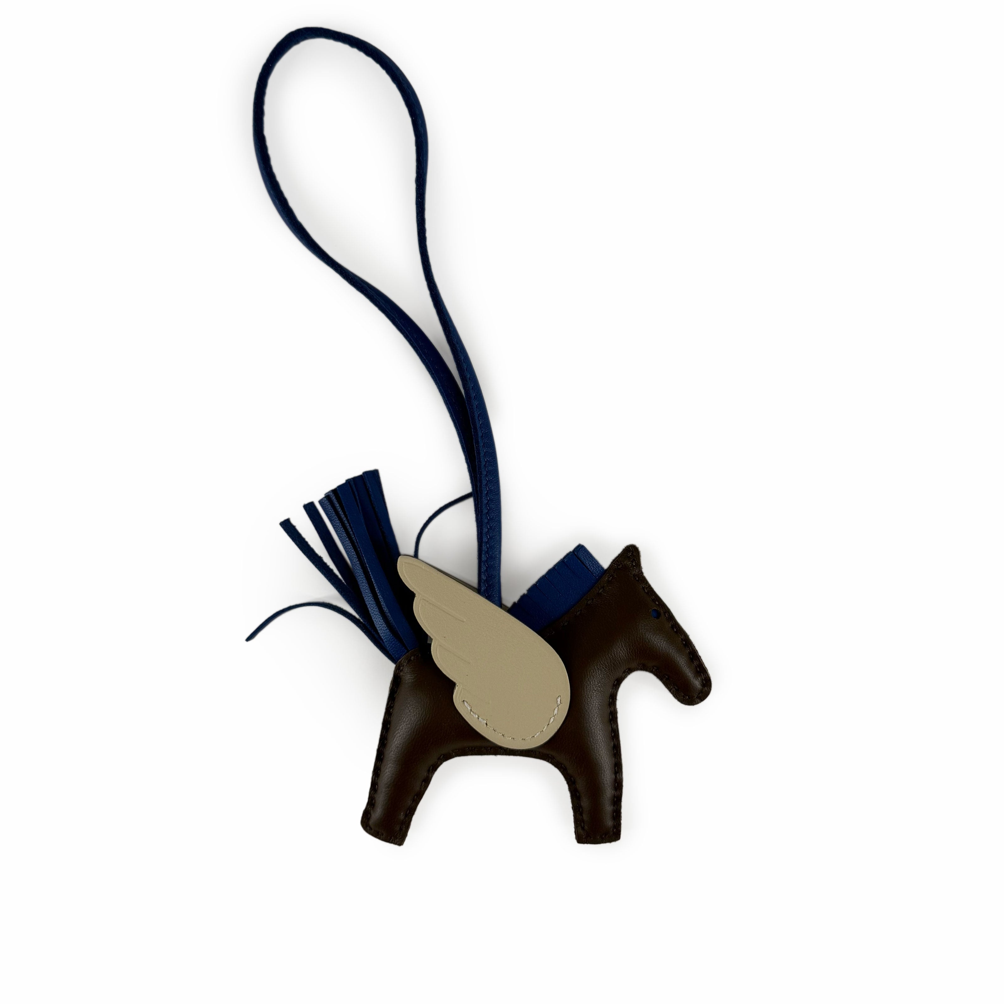 Hermès Rodeo PM Charm Brown