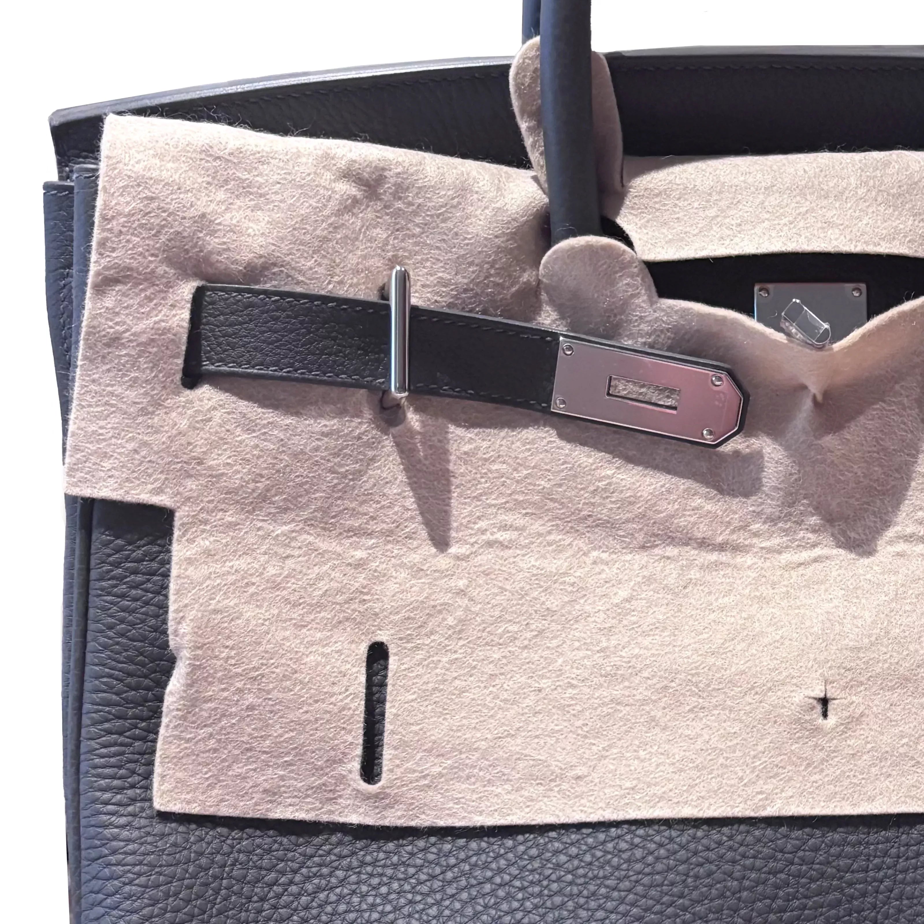 Hermès Haut à Courroies 40 HAC Travel Bag in Ardoise Togo Leather with Palladium Hardware 8