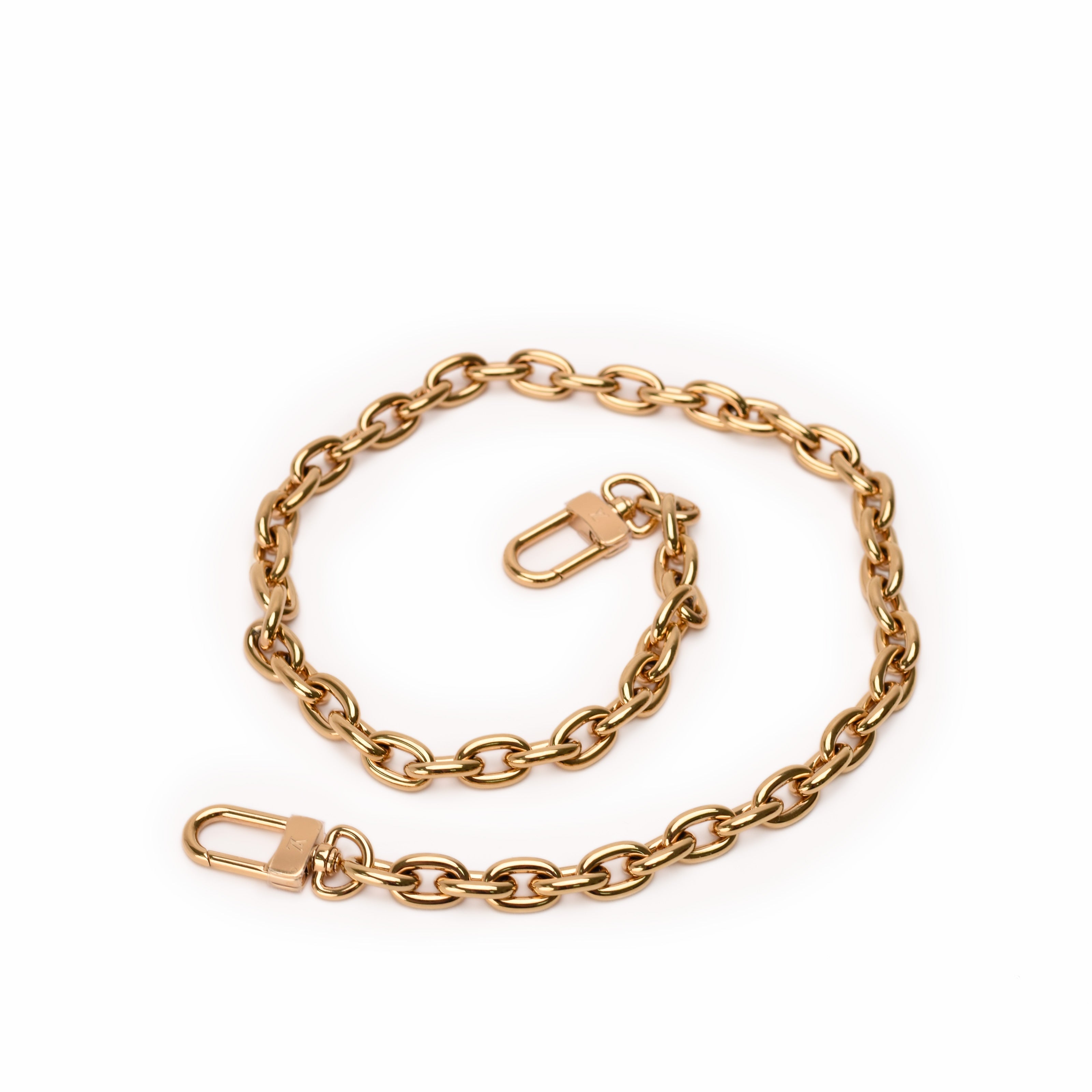 Louis Vuitton Chain Shoulder Strap Gold Thin