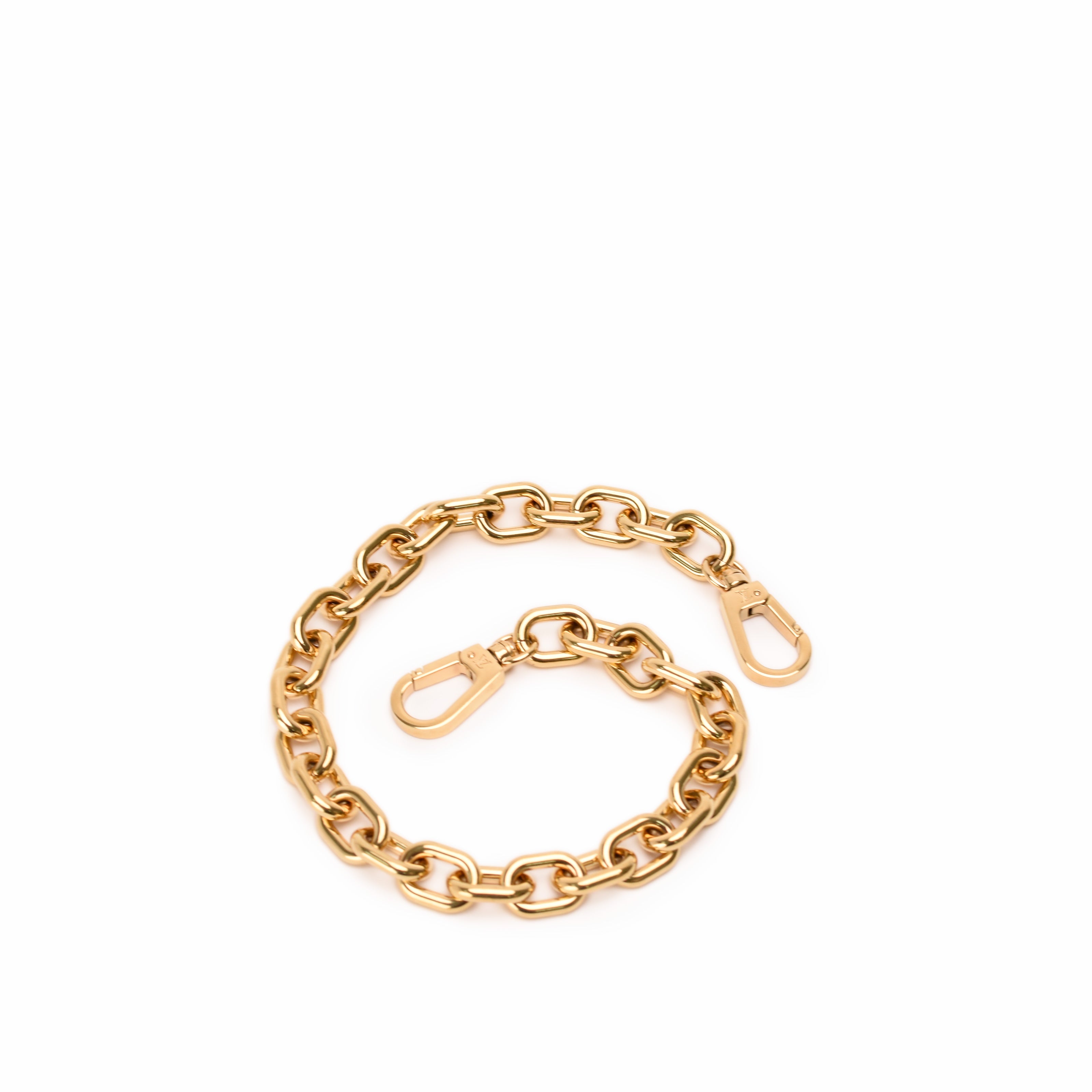 Louis Vuitton Chain Shoulder Strap Gold Thick