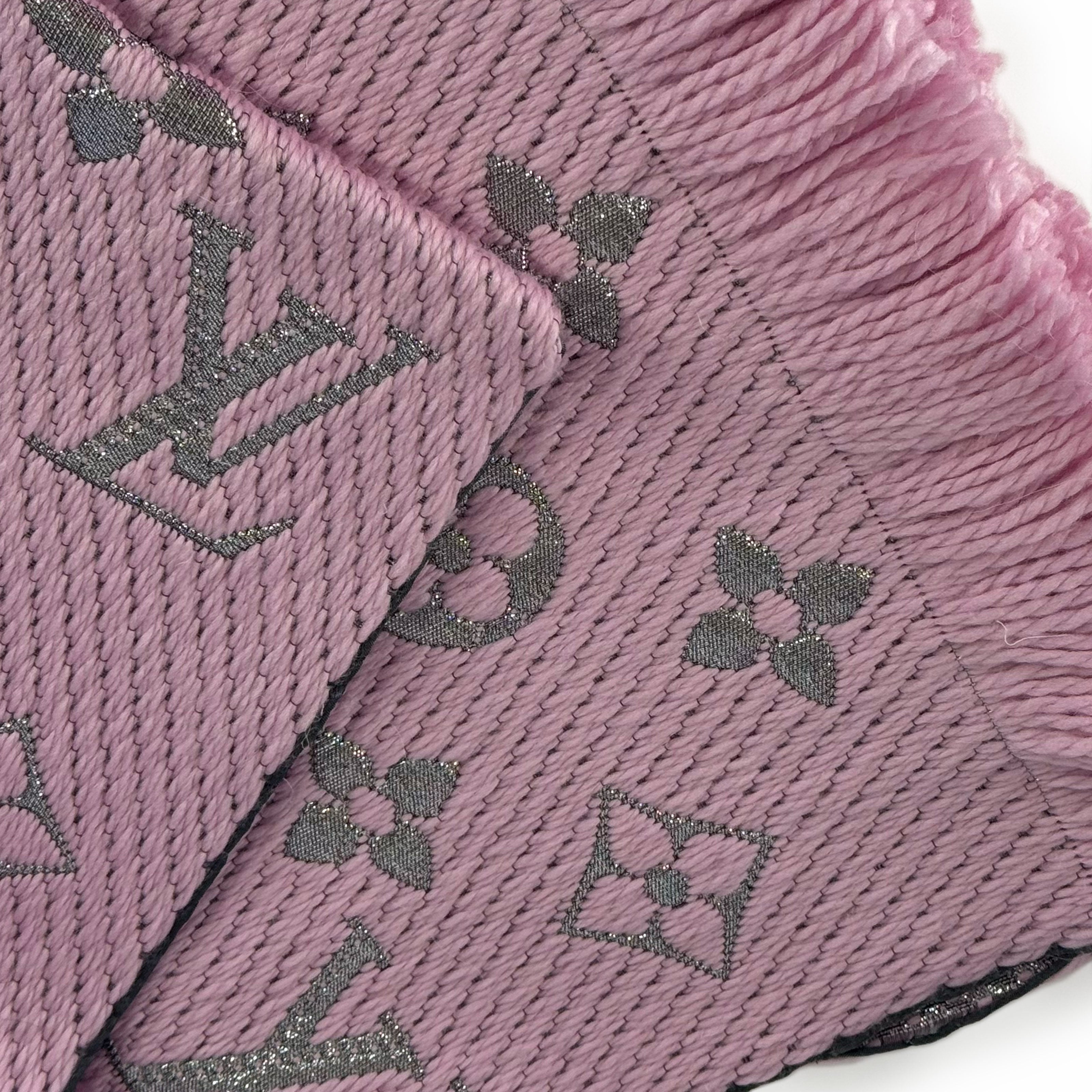 Louis Vuitton Logomania Scarf Pink