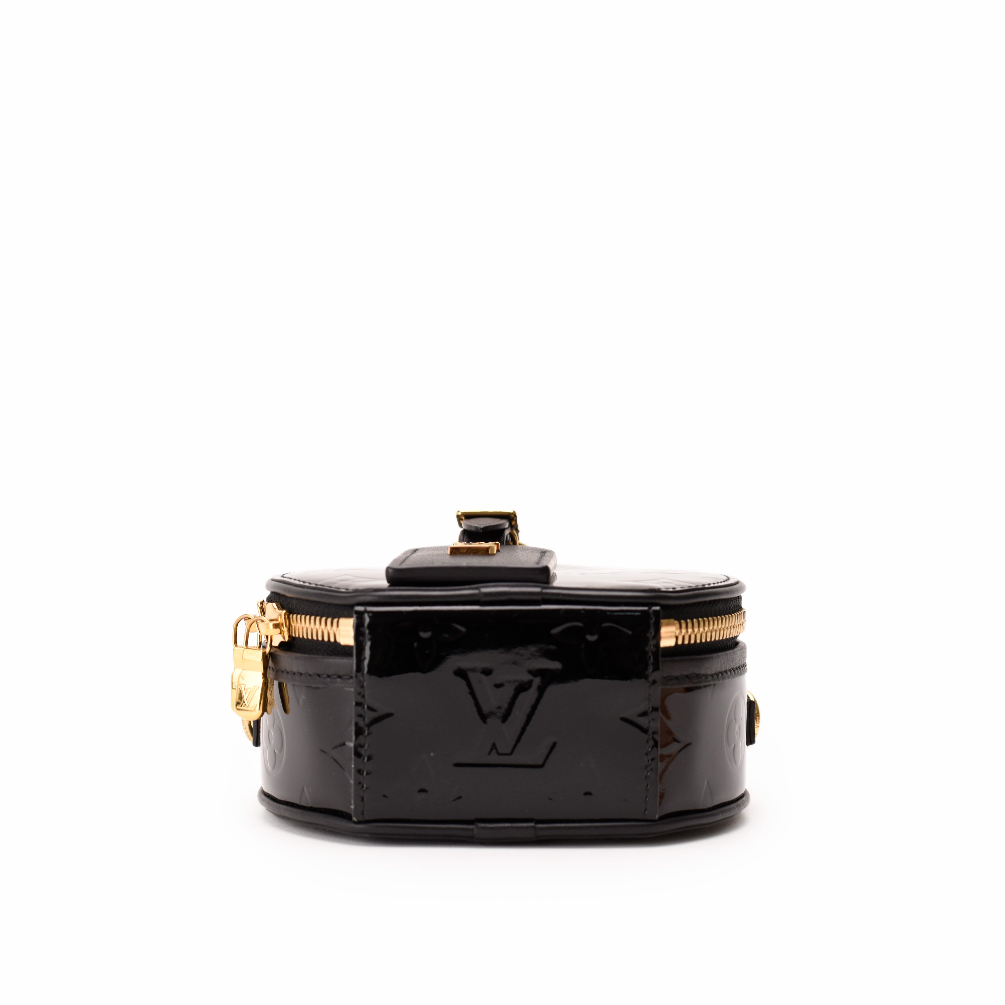 Louis Vuitton Mini Boite Chapeau Monogram Vernis Black
