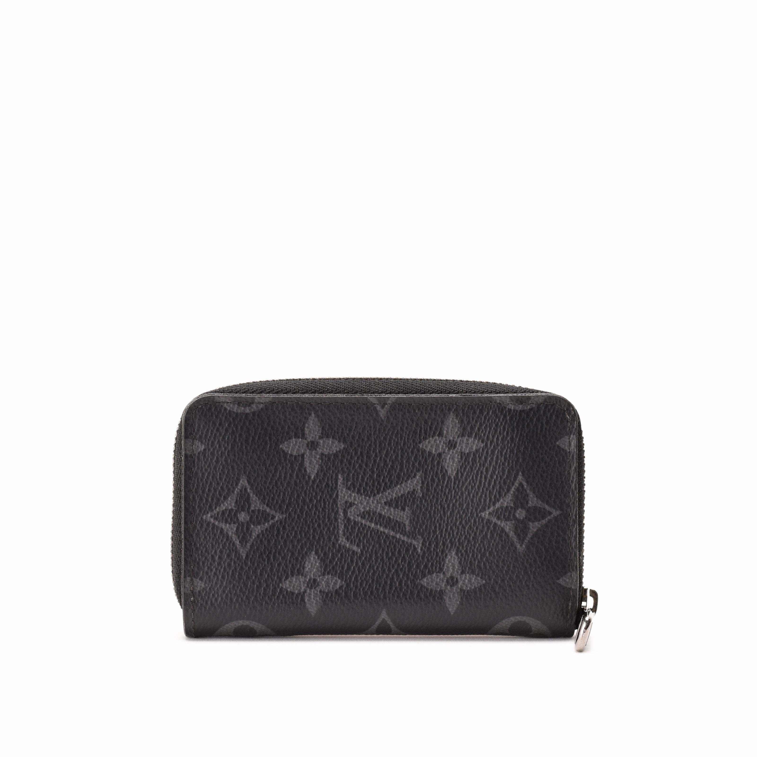 Louis Vuitton Zip Coin Card Holder Monogram Eclipse