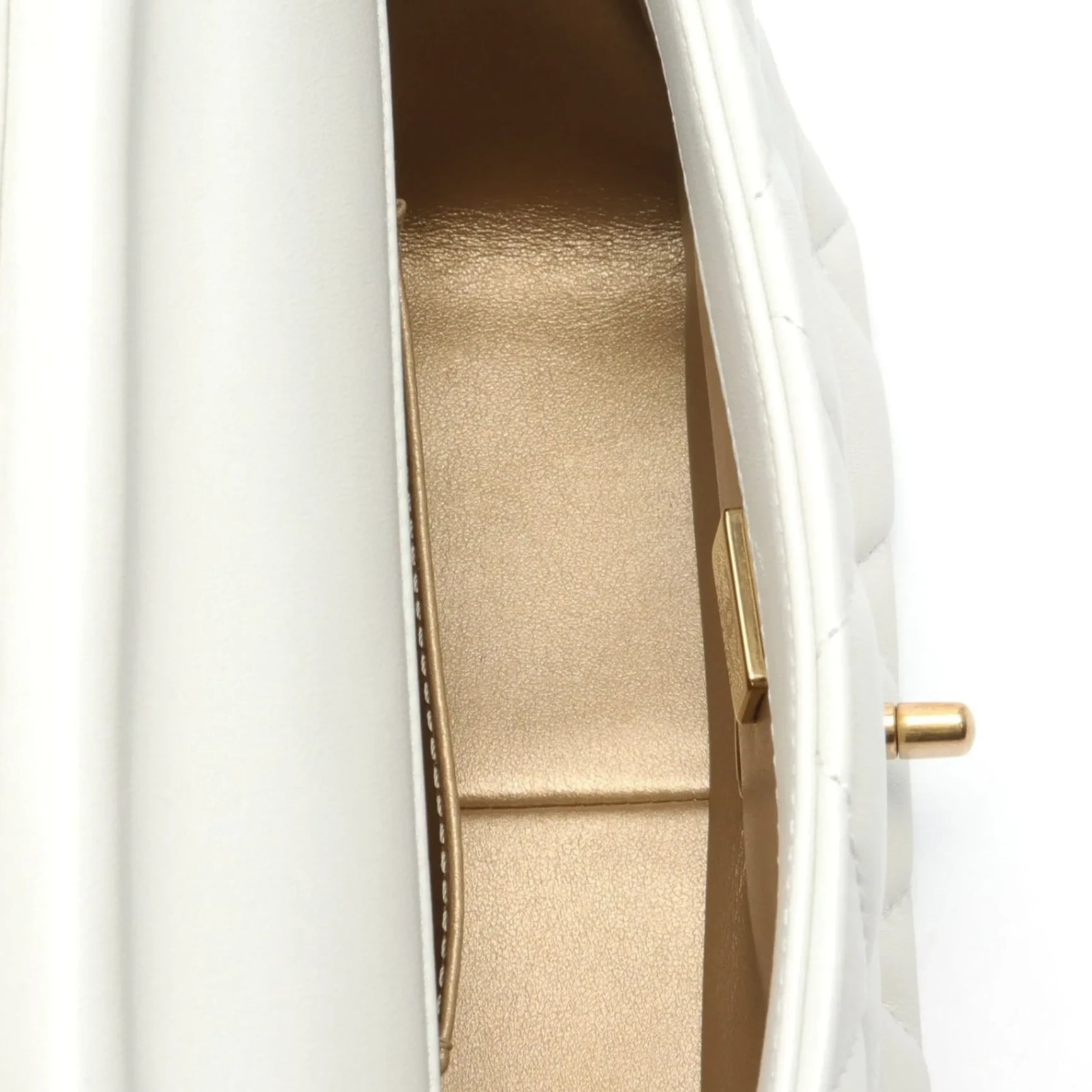 Chanel Mini Flap White Coco Pearl GHW