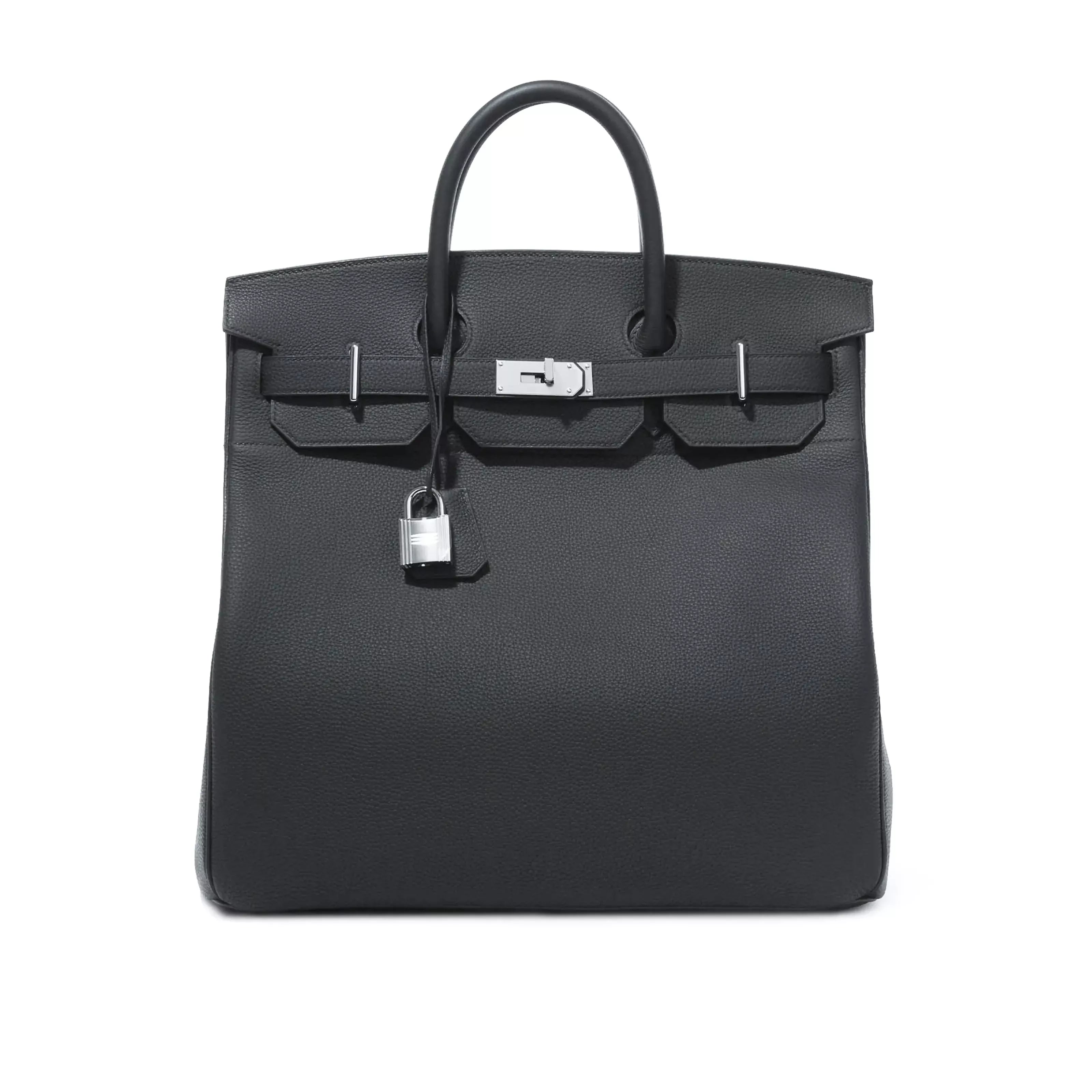 Hermès Haut à Courroies 40 HAC Travel Bag in Ardoise Togo Leather with Palladium Hardware 1