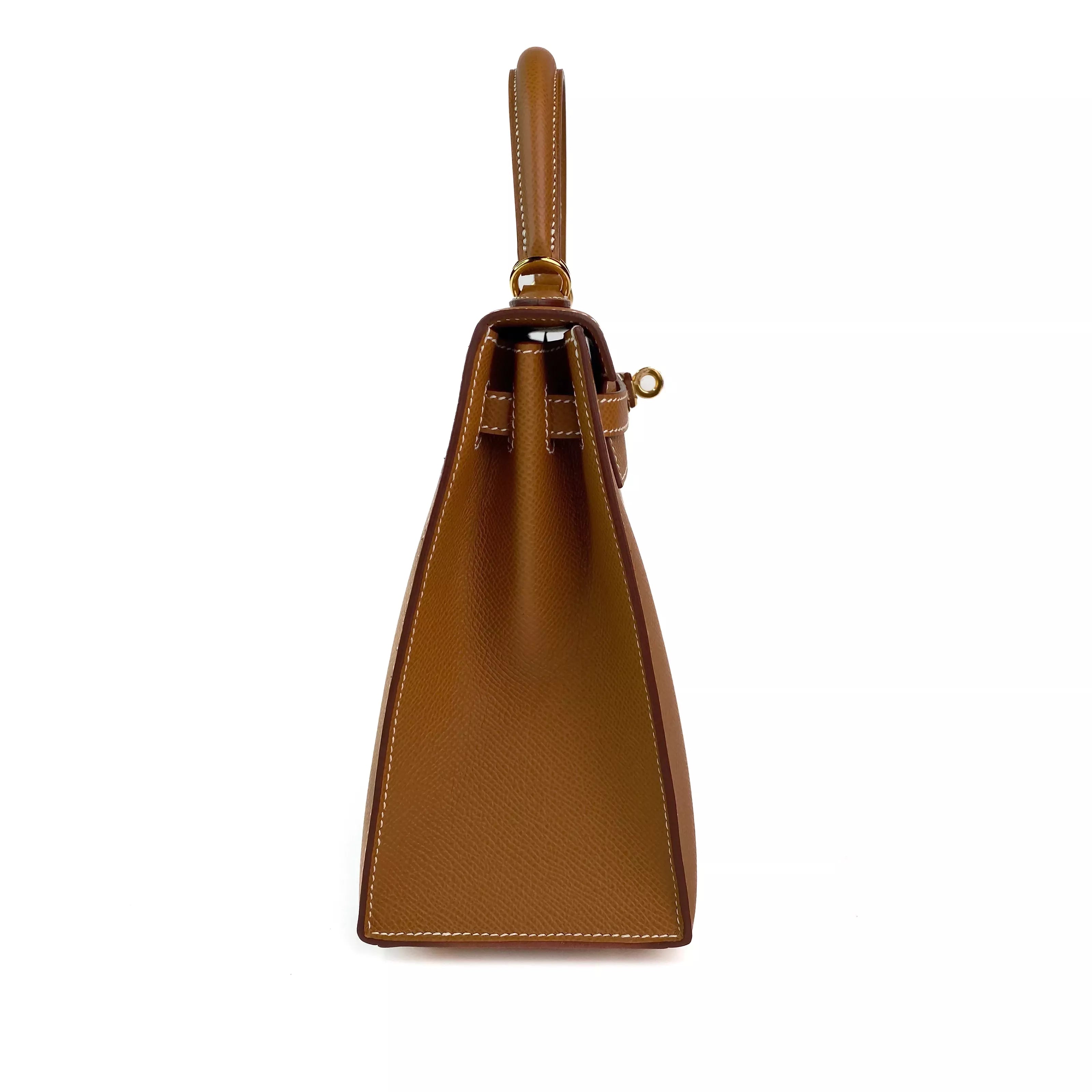Hermes Kelly 25 in Gold Epsom Leather GHW 4