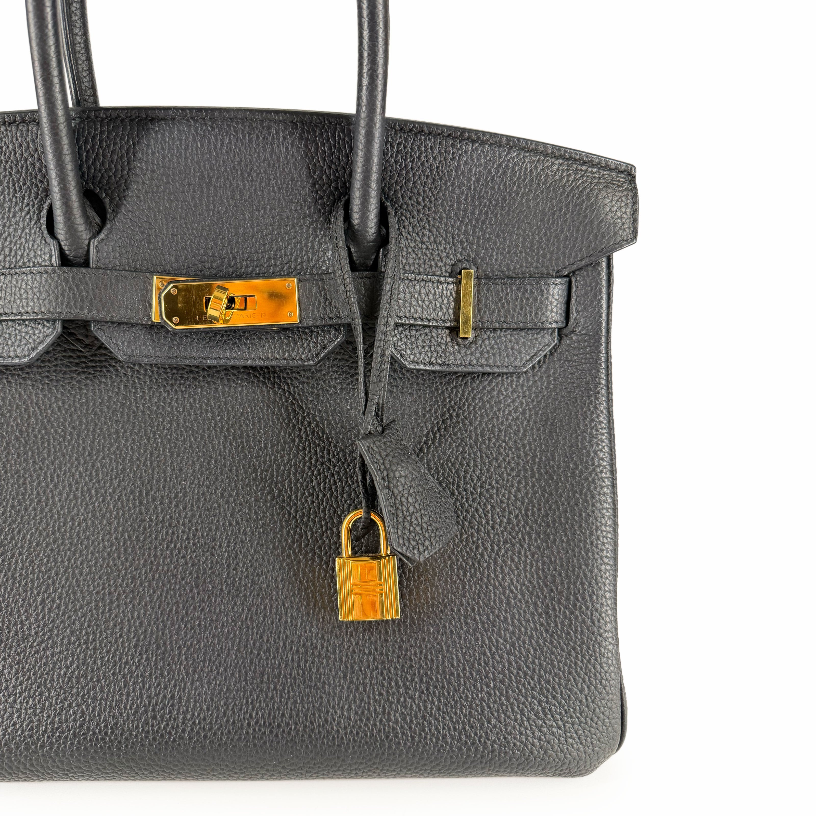 Hermès Birkin 30 Black Togo GHW
