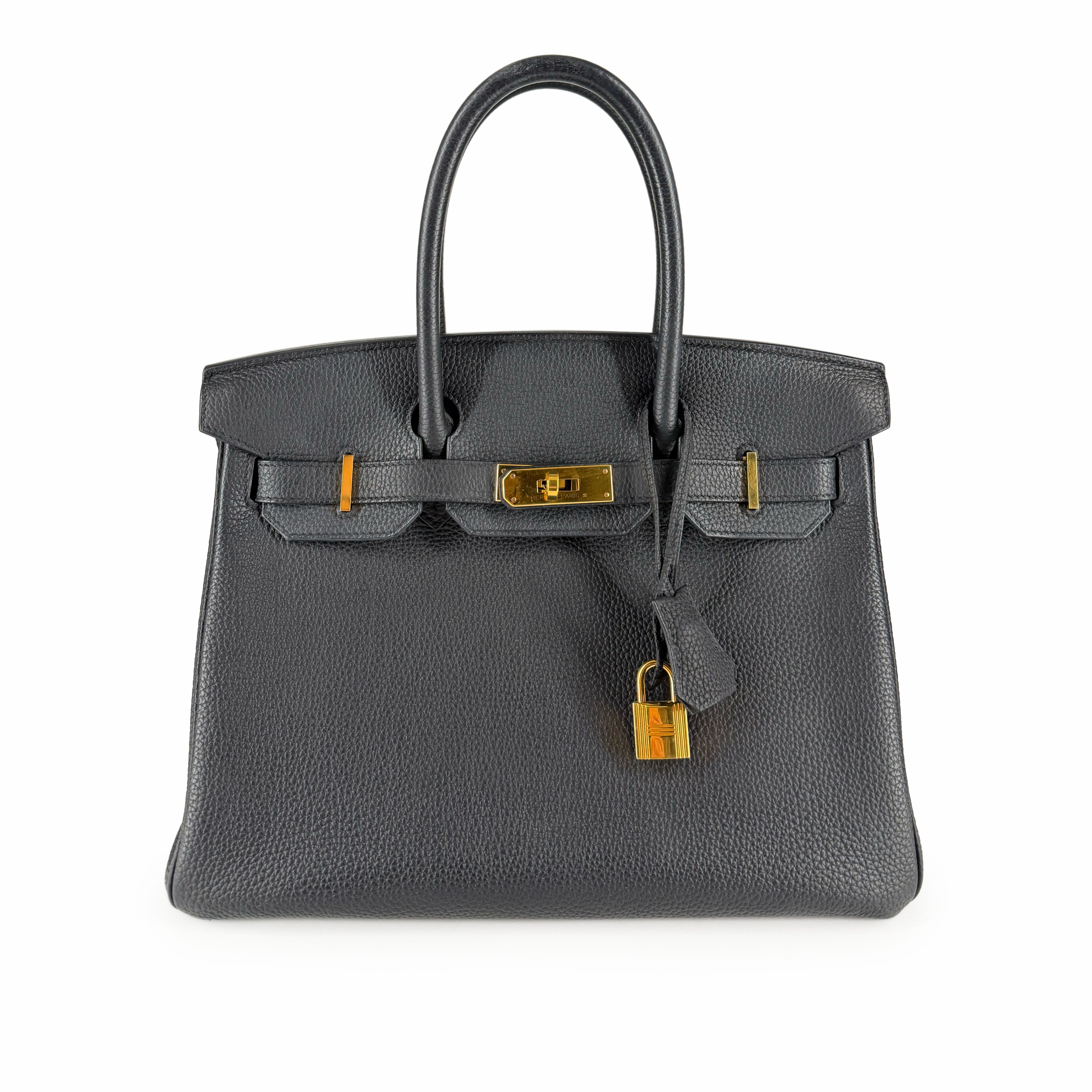 Hermès Birkin 30 Black Togo GHW