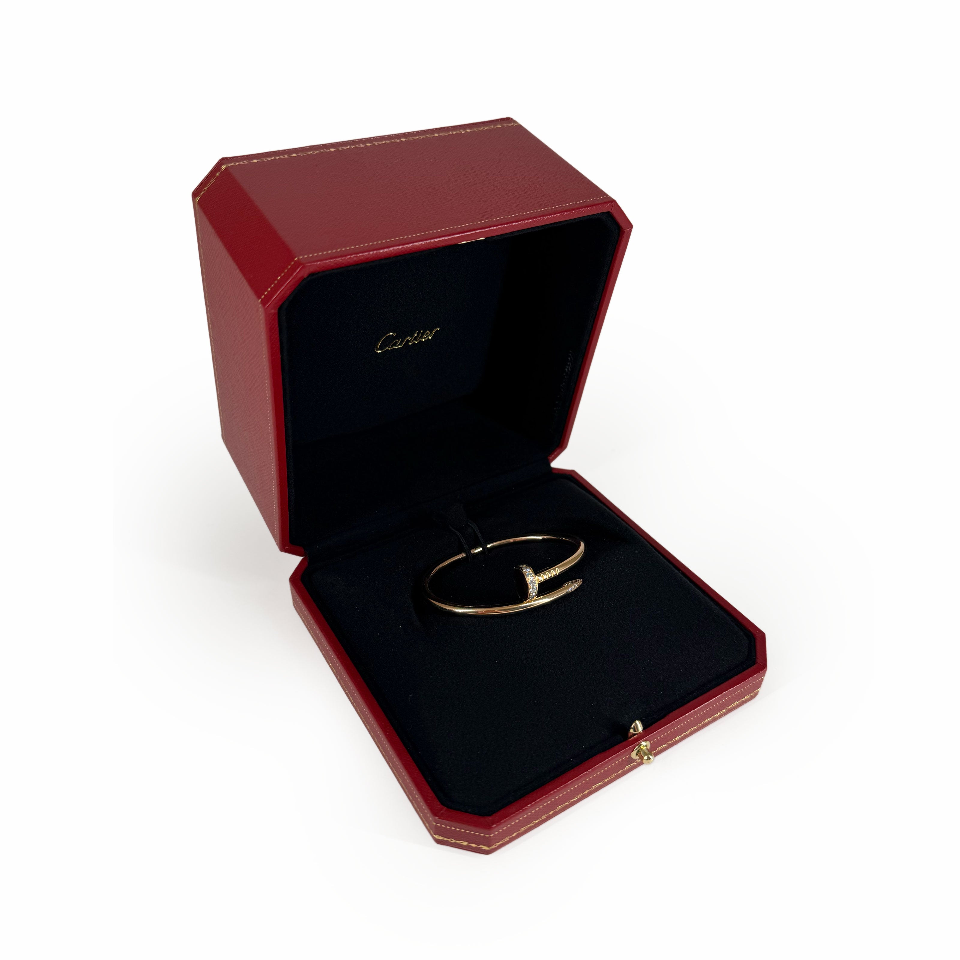 Cartier Juste Un Clou Bracelet Rose Gold Diamonds