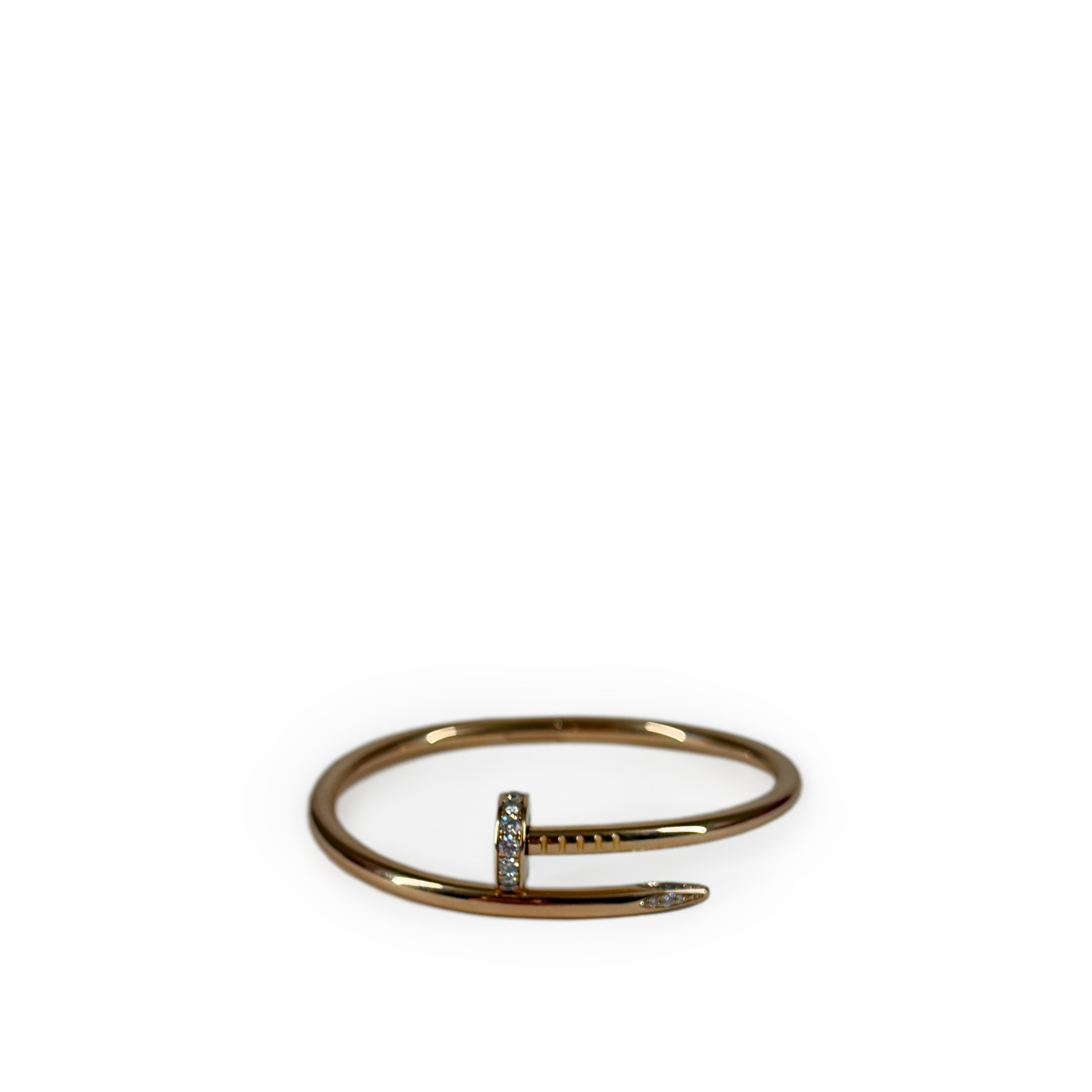 Cartier Juste Un Clou Bracelet Rose Gold Diamonds