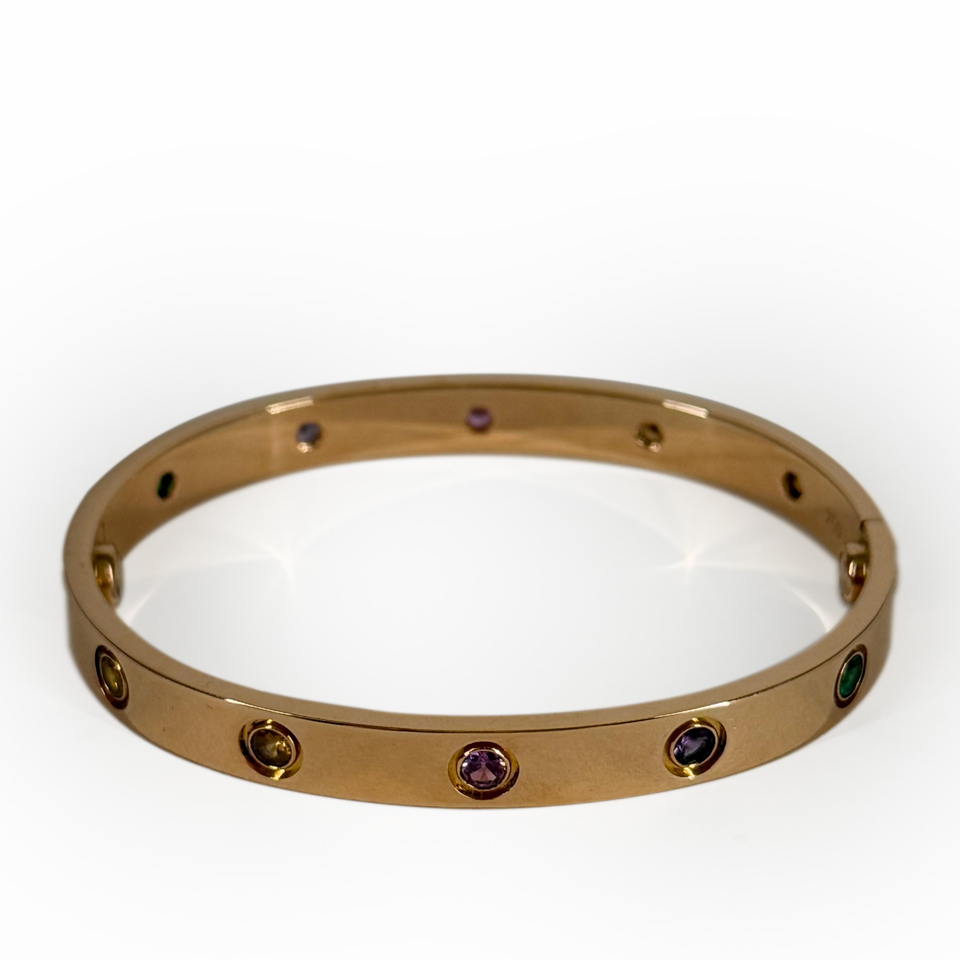 Cartier Love Rainbow Yellow Gold Bracelet