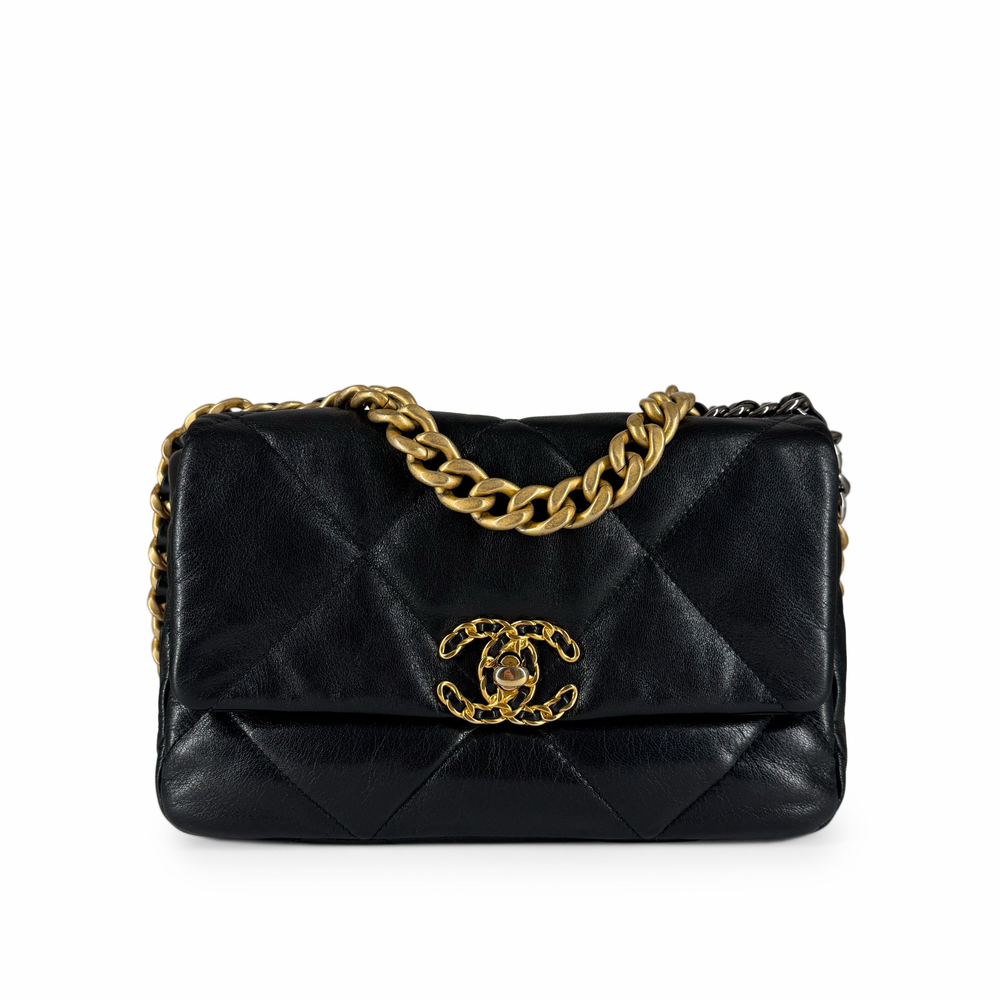 Chanel 19 Small Flap Bag Black