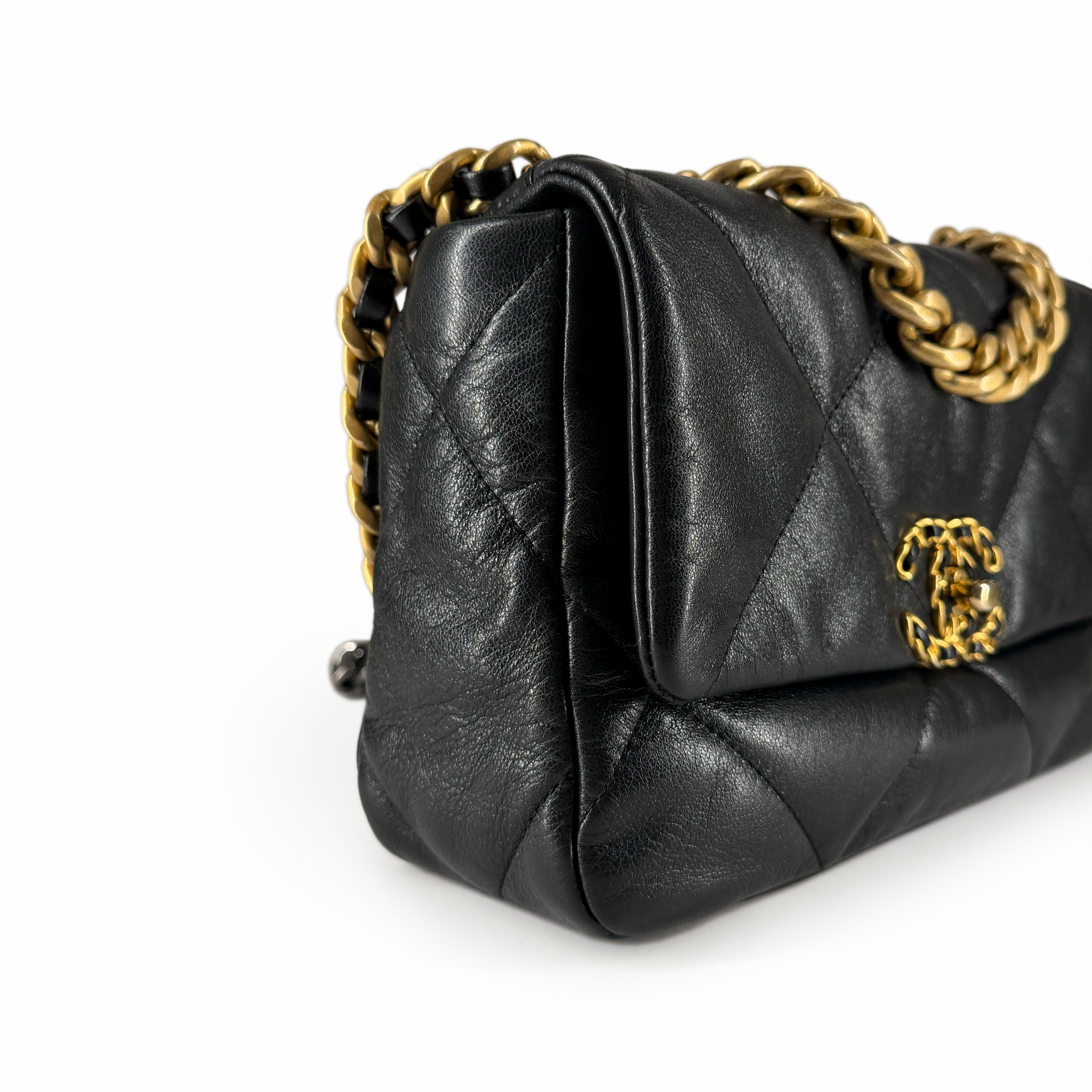 Chanel 19 Small Flap Bag Black