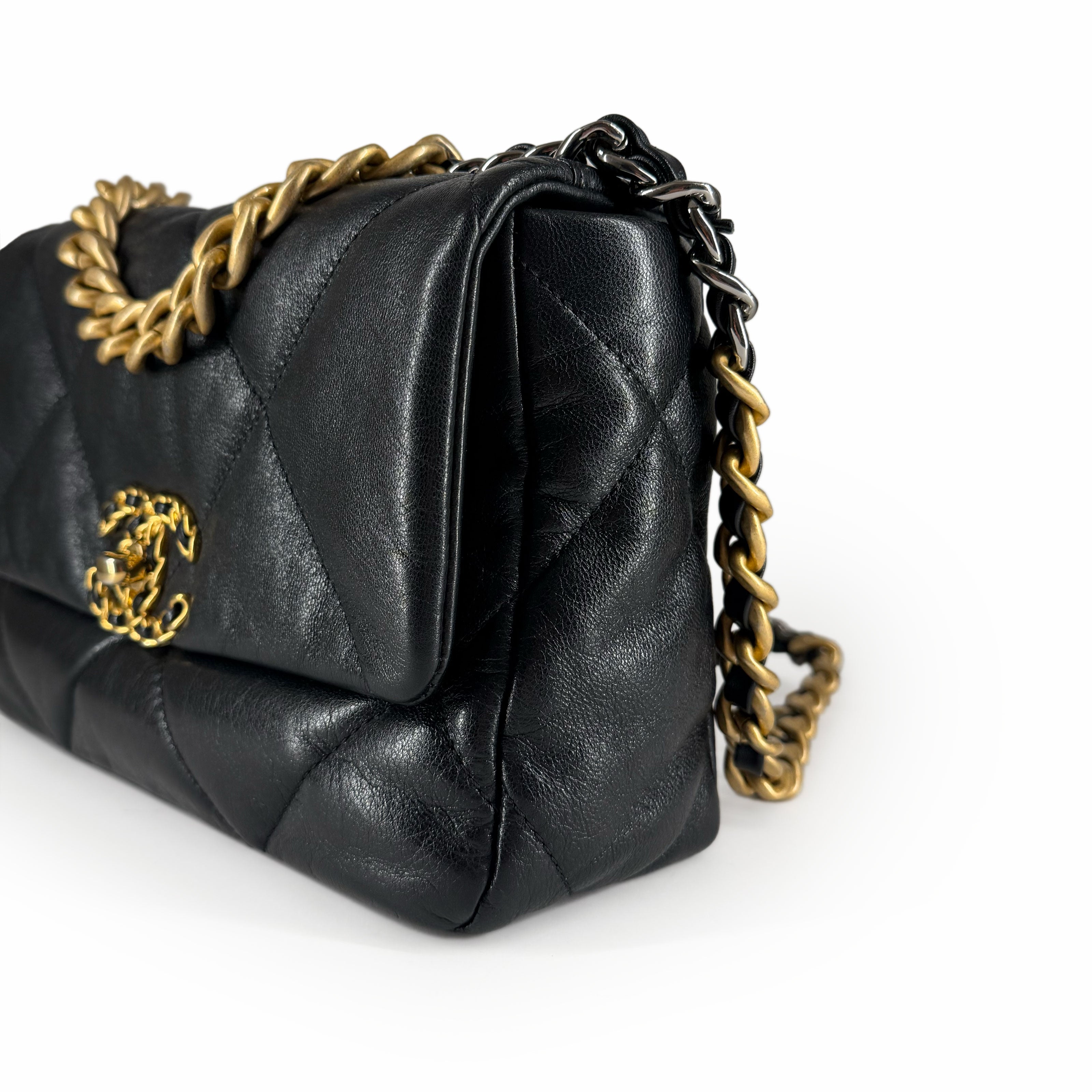 Chanel 19 Small Flap Bag Black