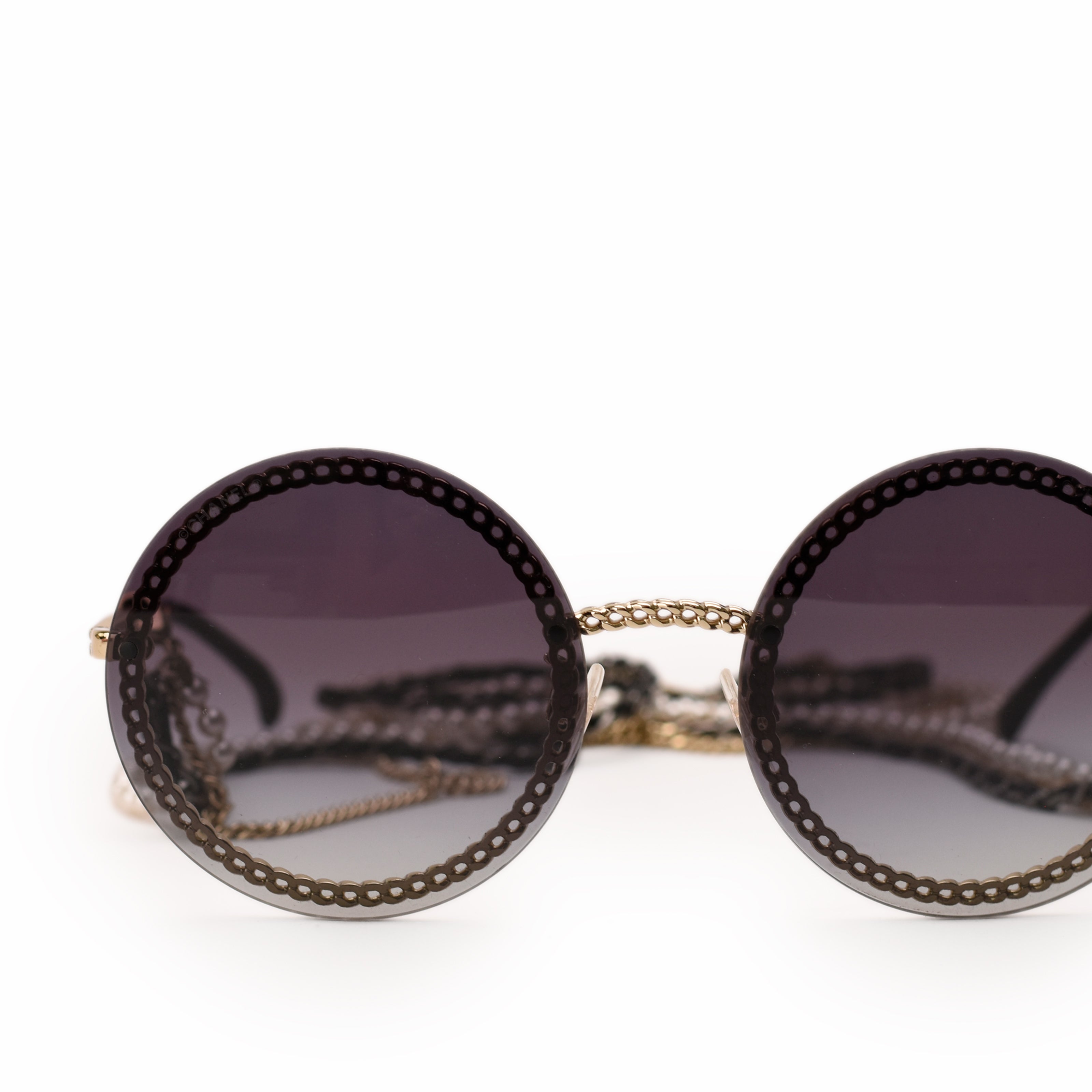 Chanel Round Chain Sunglasses
