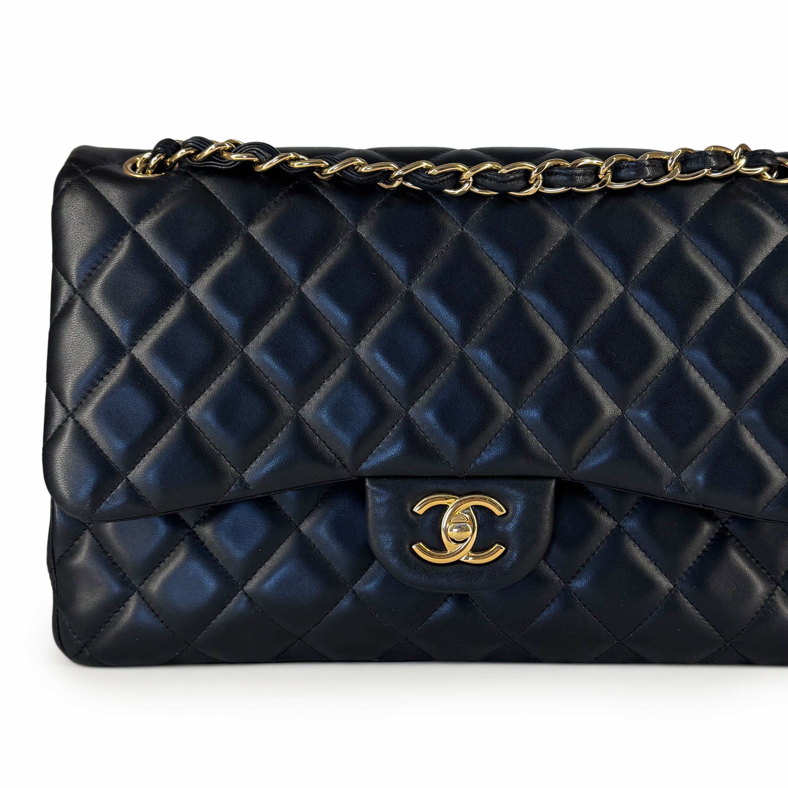 Chanel Timeless Jumbo Black Lambskin GHW