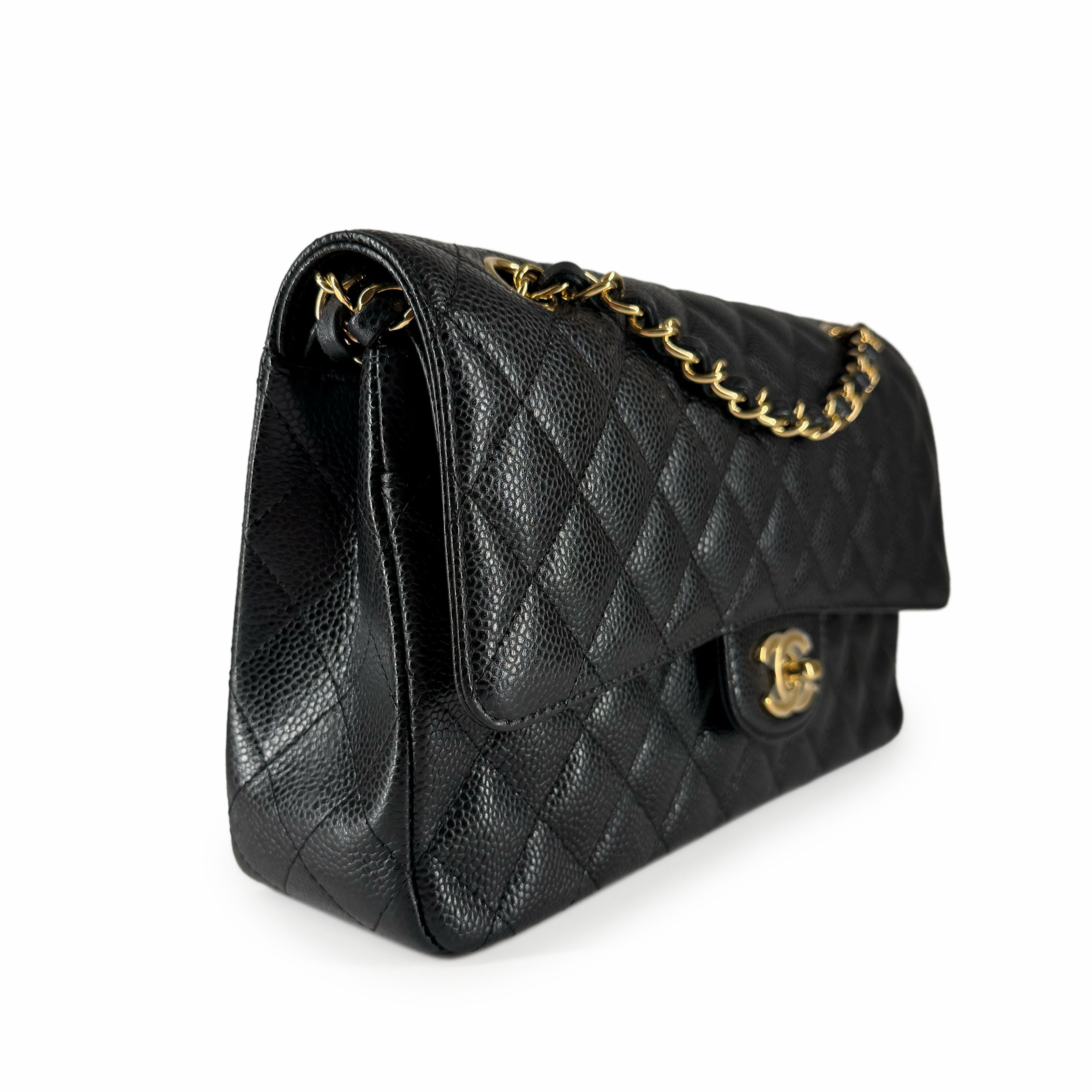 Chanel Timeless Medium Black Caviar GHW