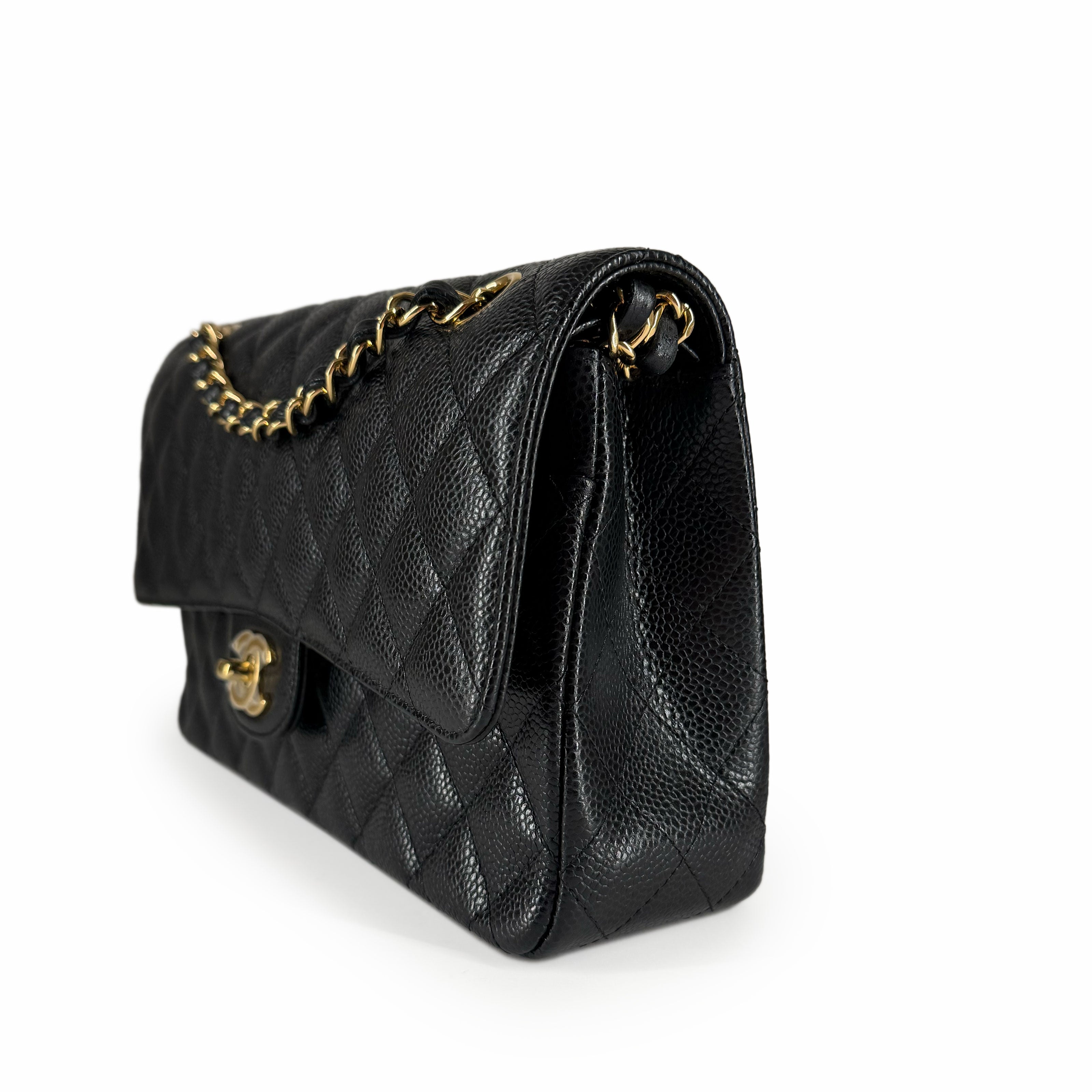 Chanel Timeless Medium Black Caviar GHW