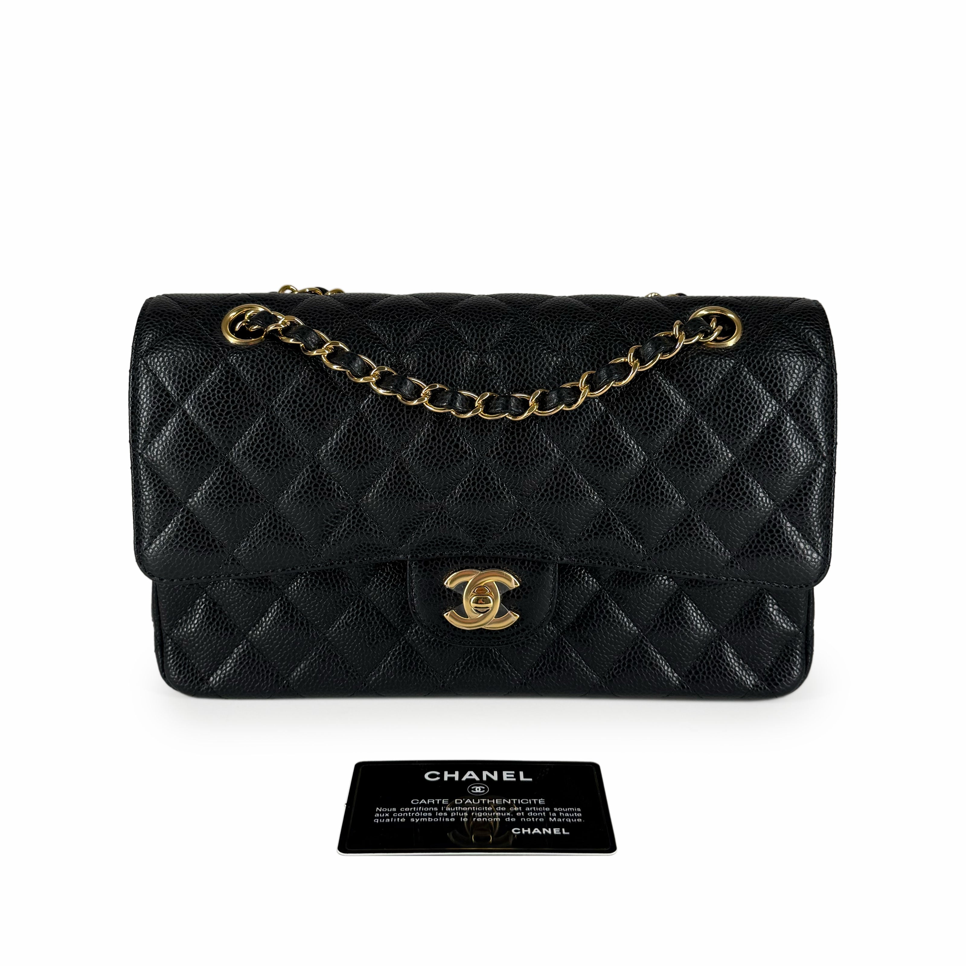 Chanel Timeless Medium Black Caviar GHW