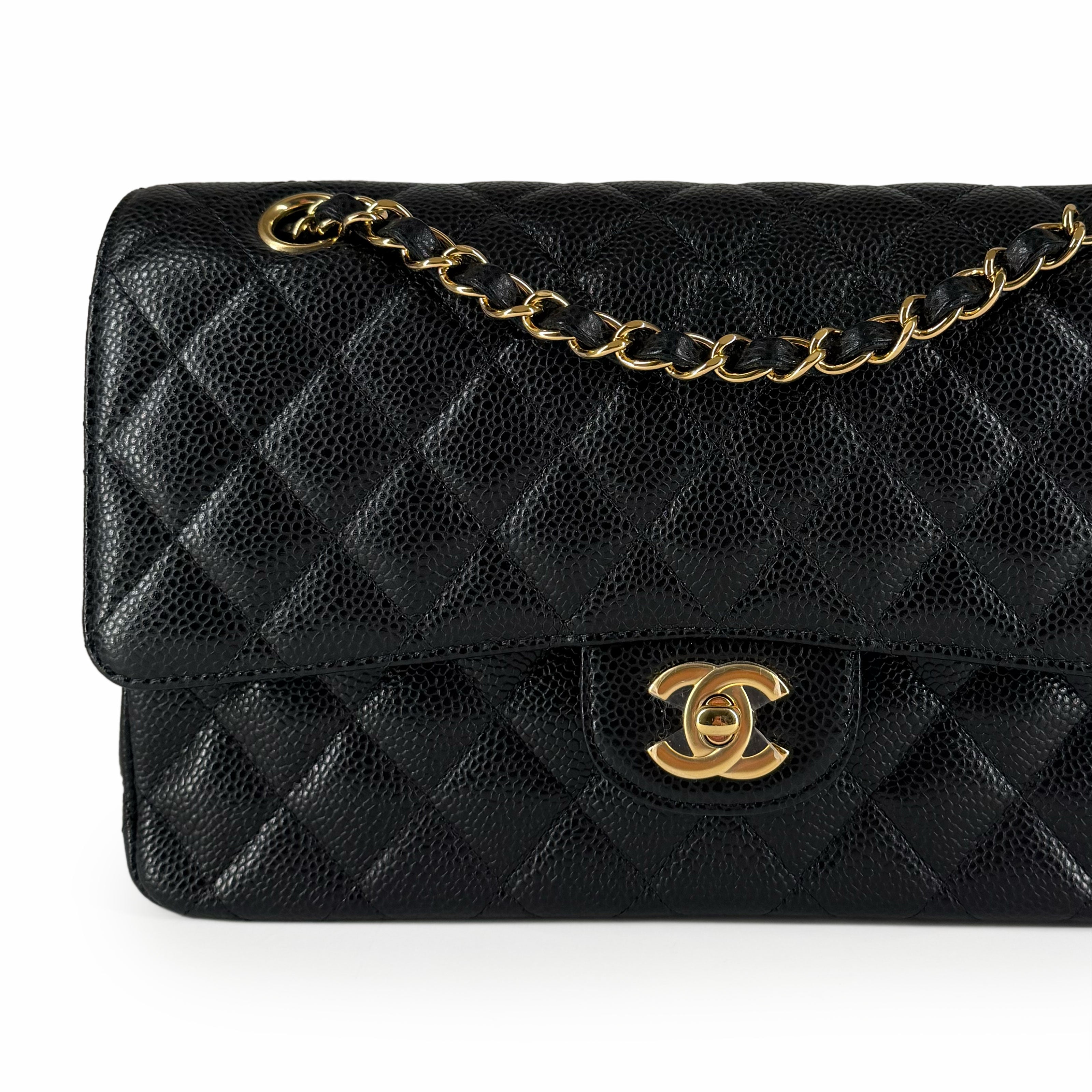 Chanel Timeless Medium Black Caviar GHW