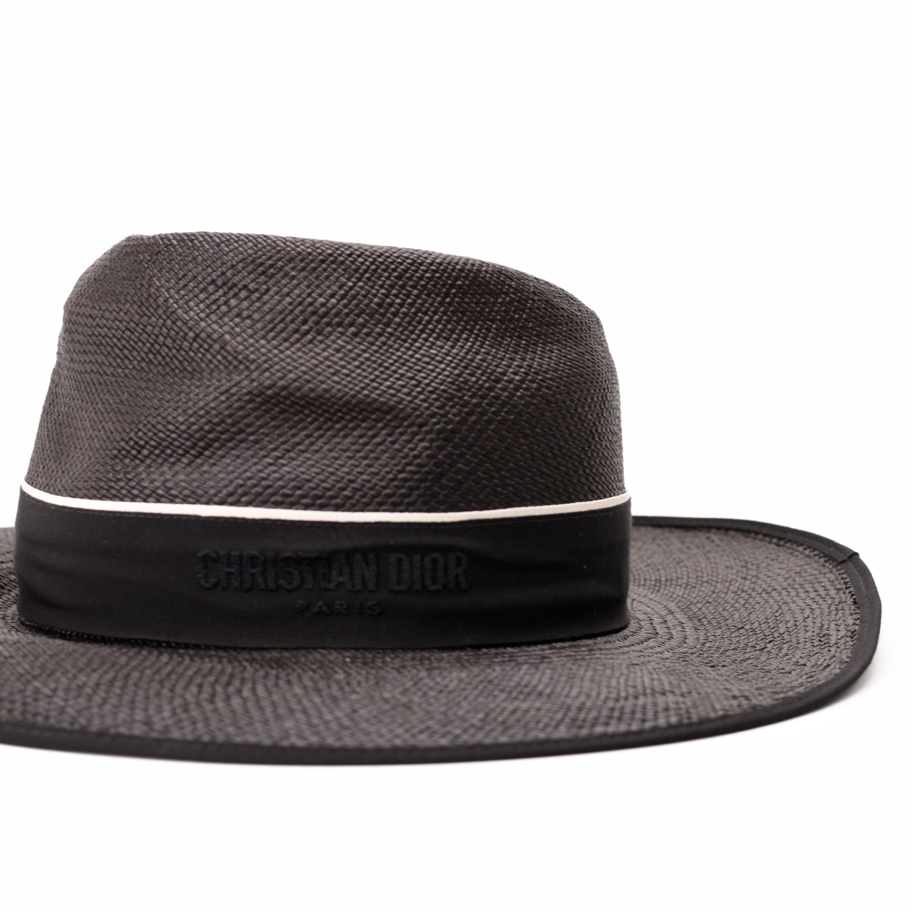 Dior Woven Straw Raffia Hat