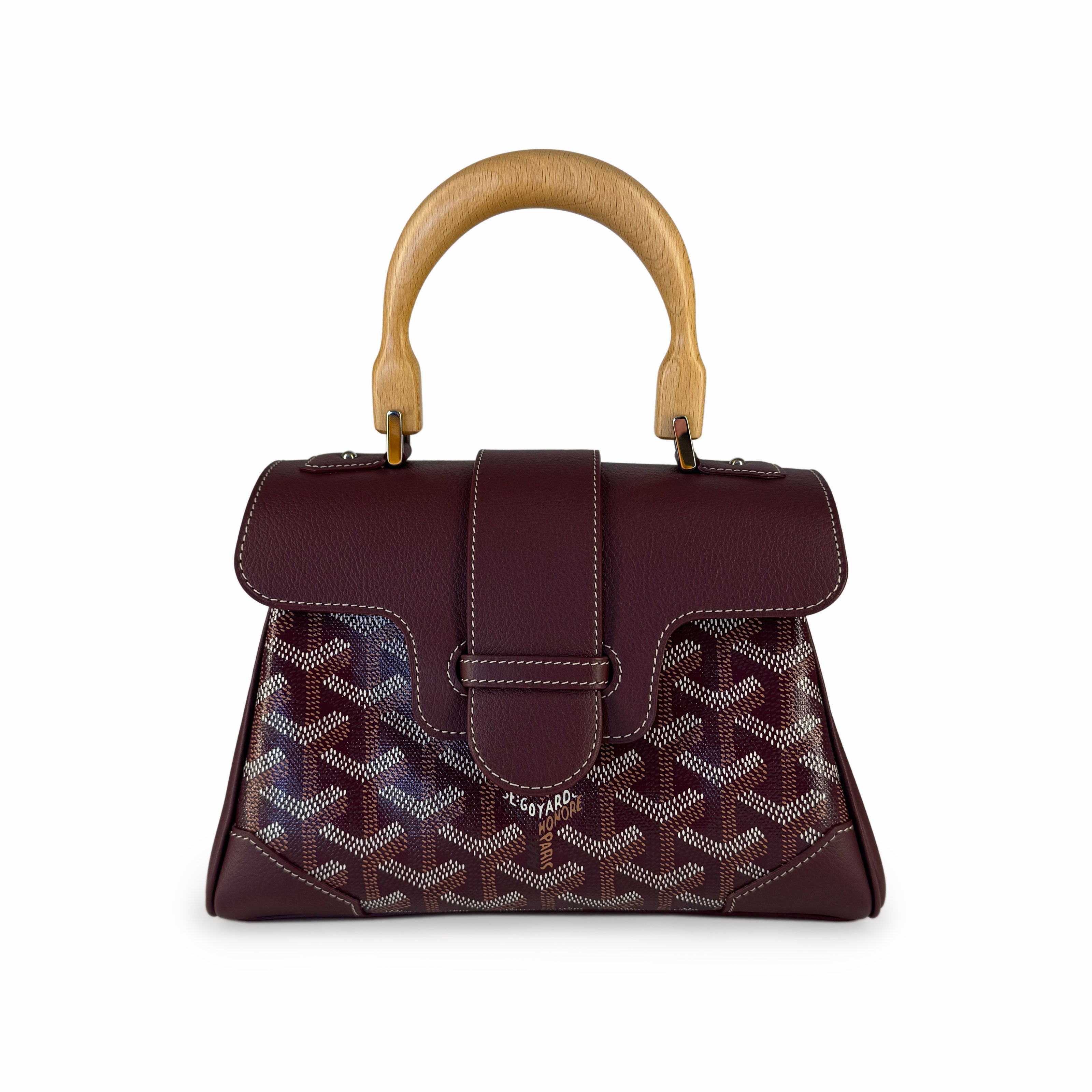 Goyard Saïgon Souple Mini Bag in Burgundy