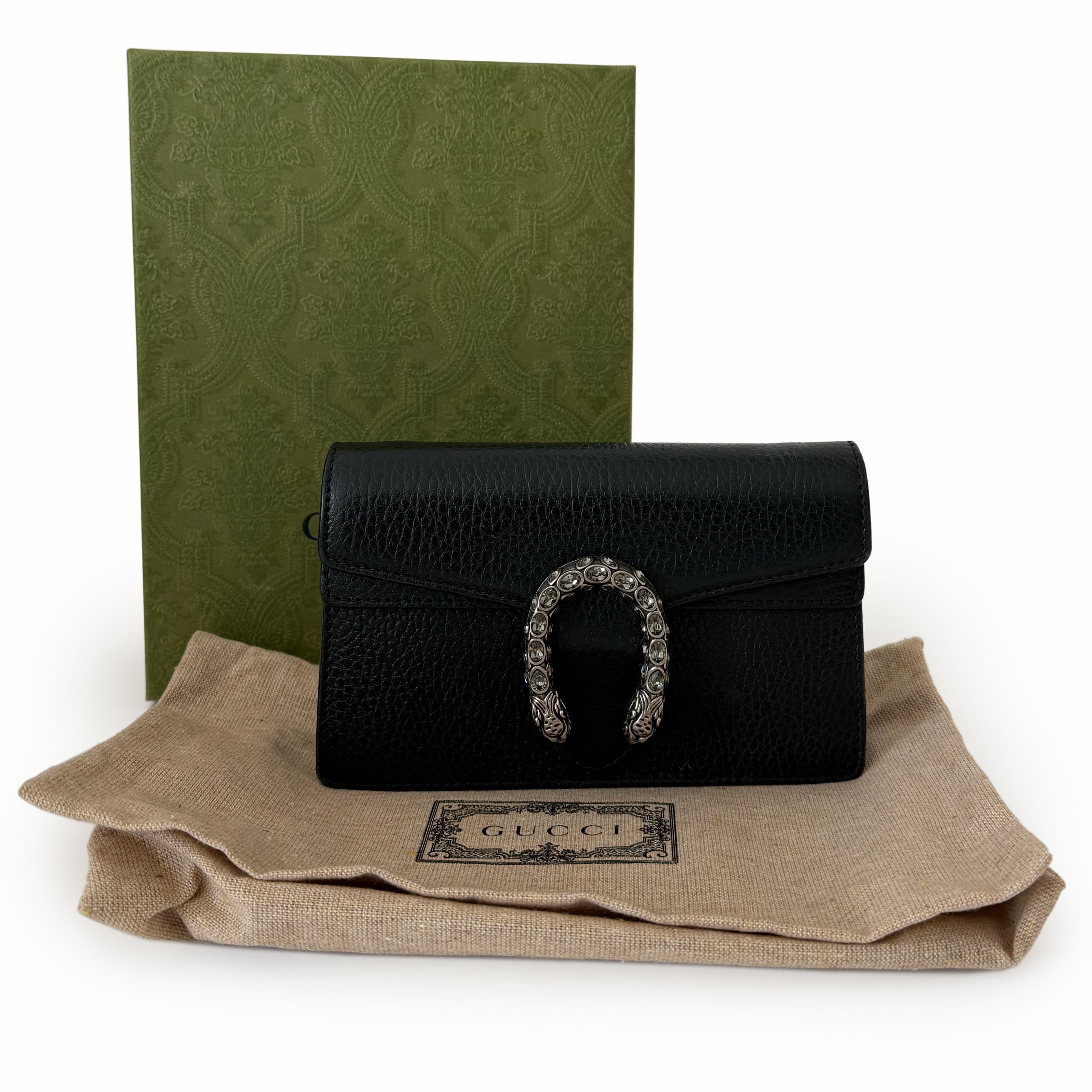 Gucci Dionysus Black Mini Bag