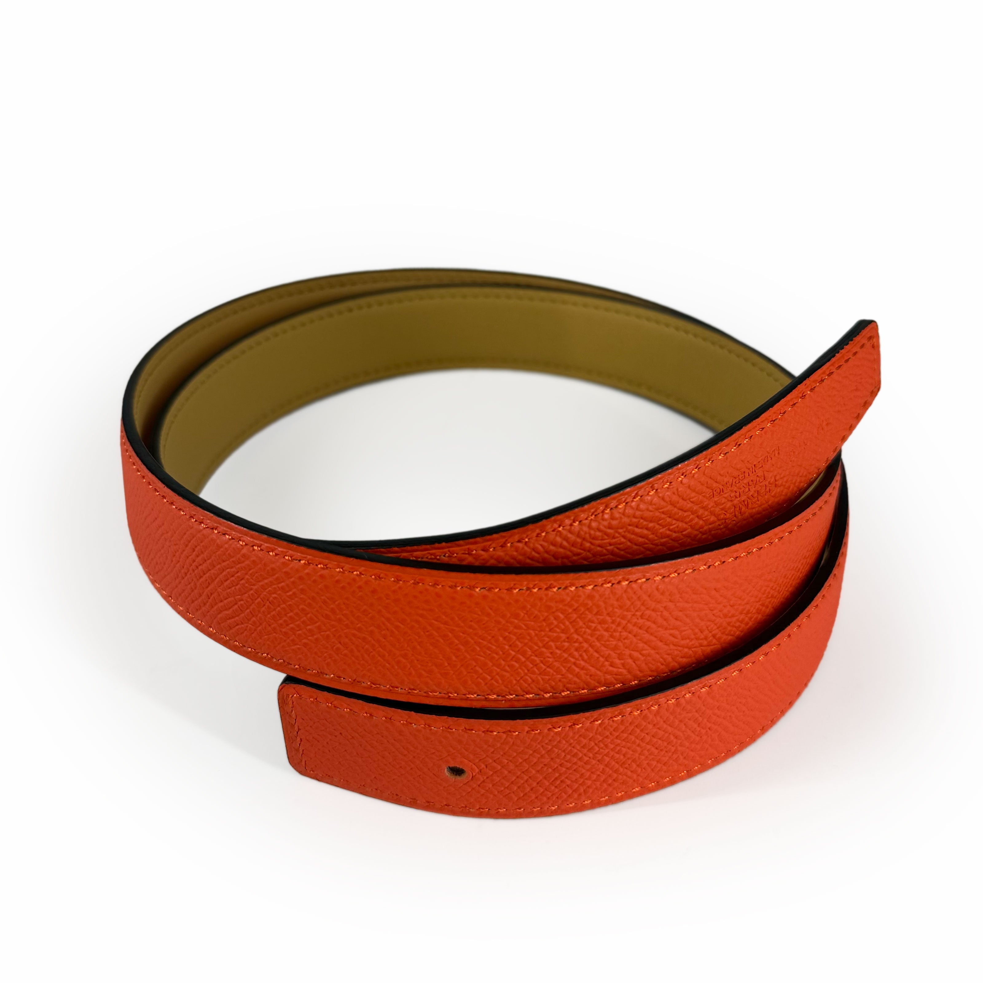 Hermès Mors H Belt buckle & Reversible Leather Strap 24 mm