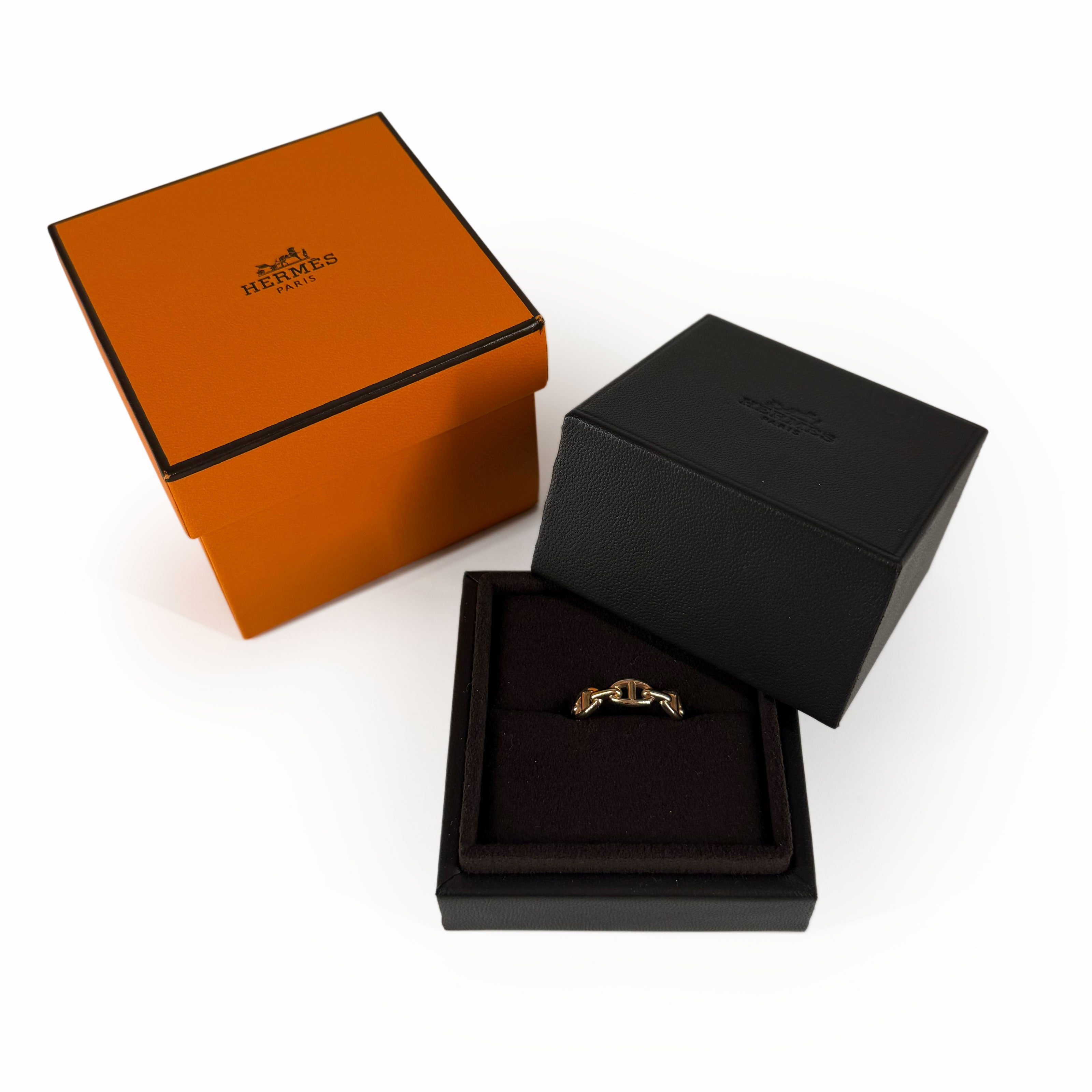 Hermès Chaine d'ancre Enchainee Ring Small