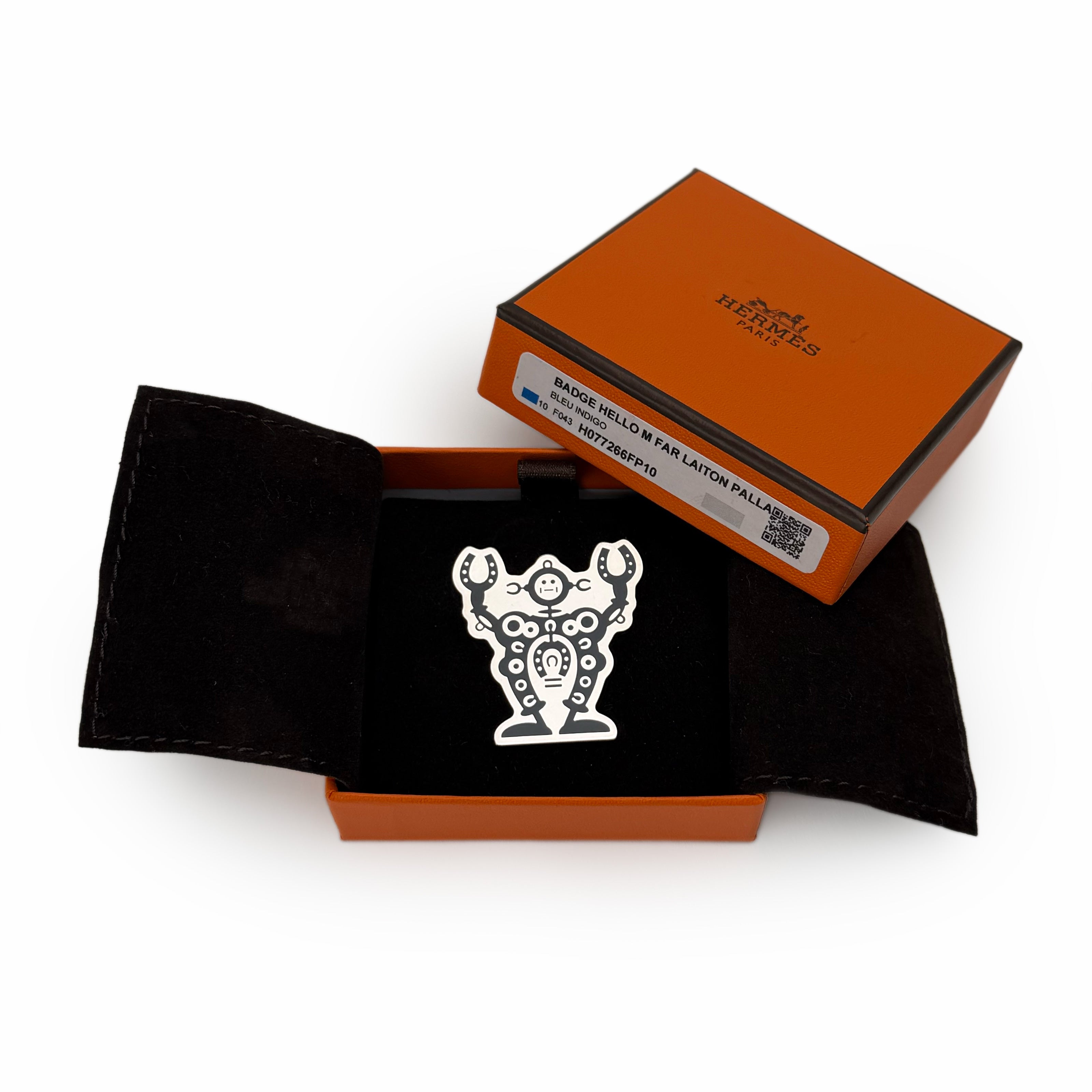 Hermès Brooch Hello Mr Farrier