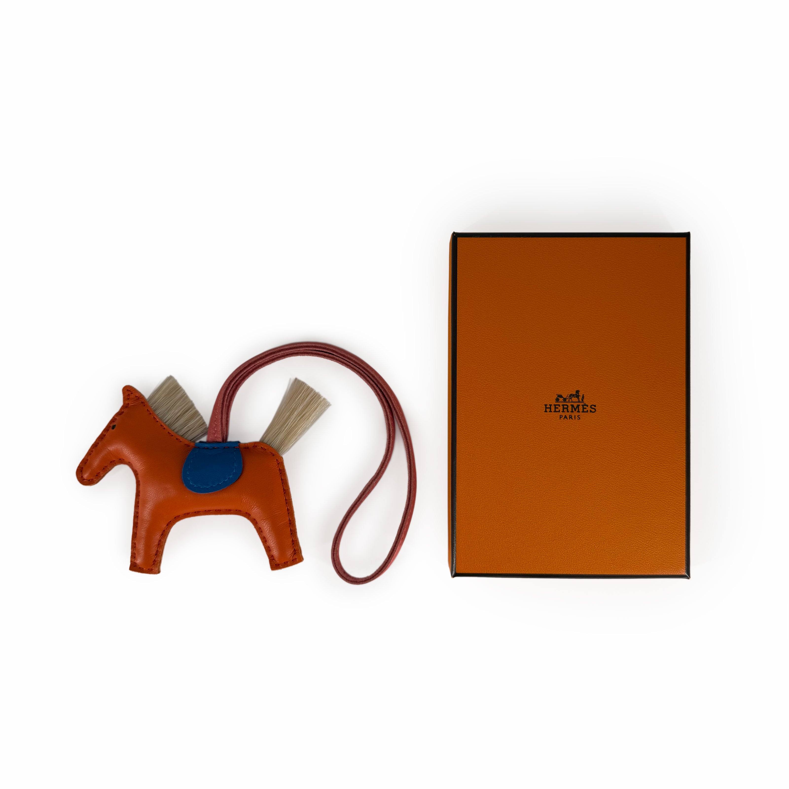 Hermès Rodeo PM Charm Orange