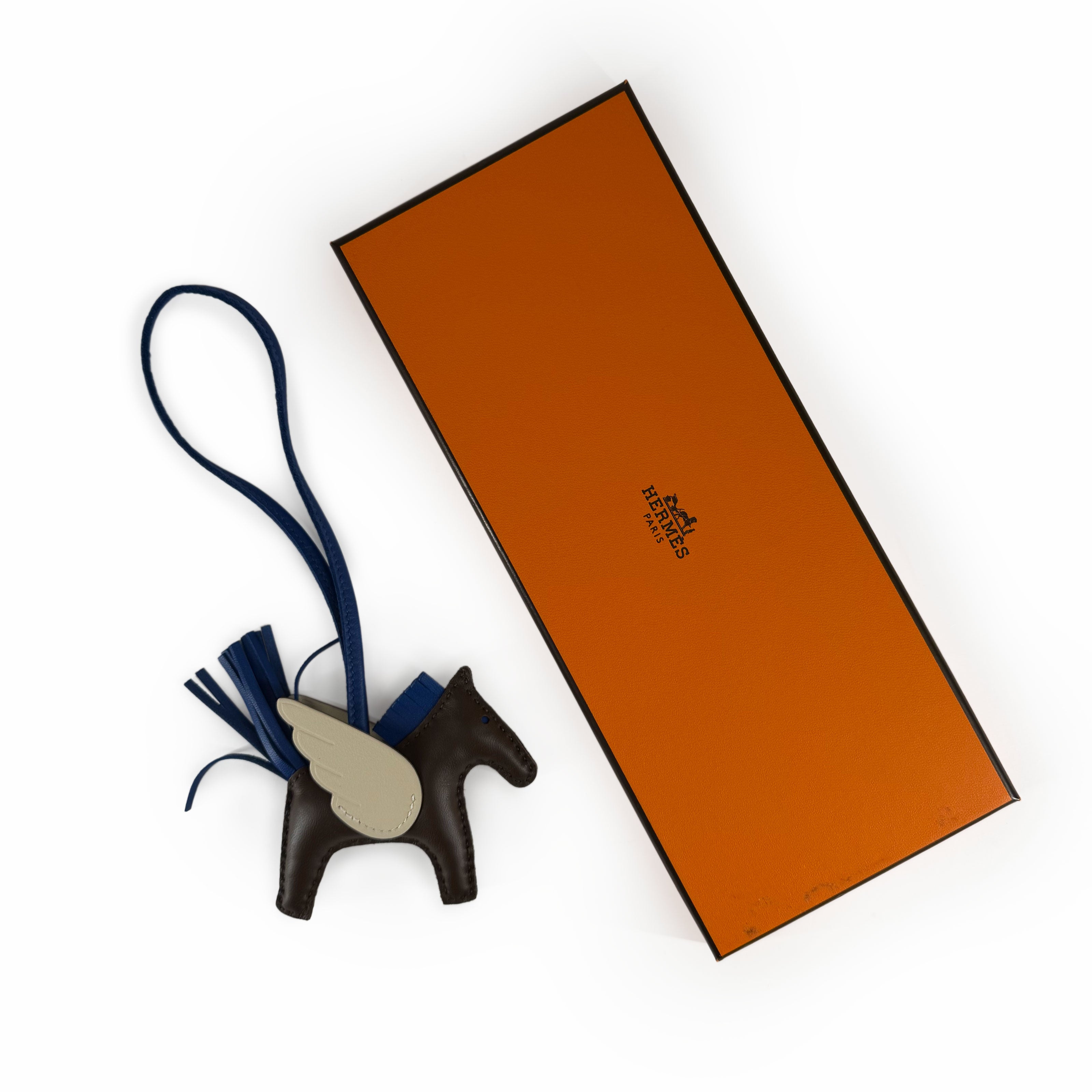 Hermès Rodeo PM Charm Brown