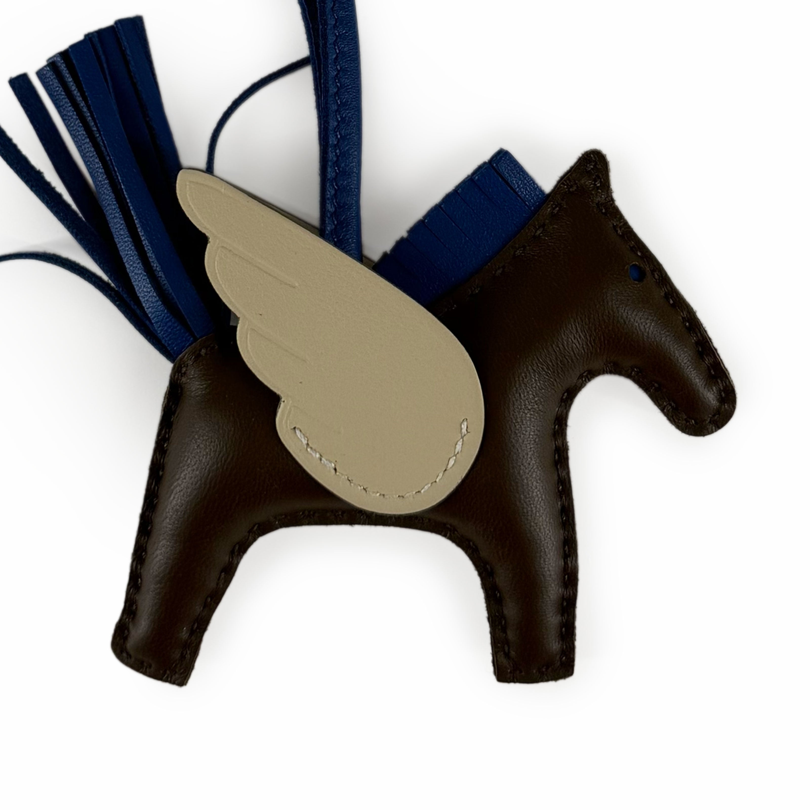 Hermès Rodeo PM Charm Brown