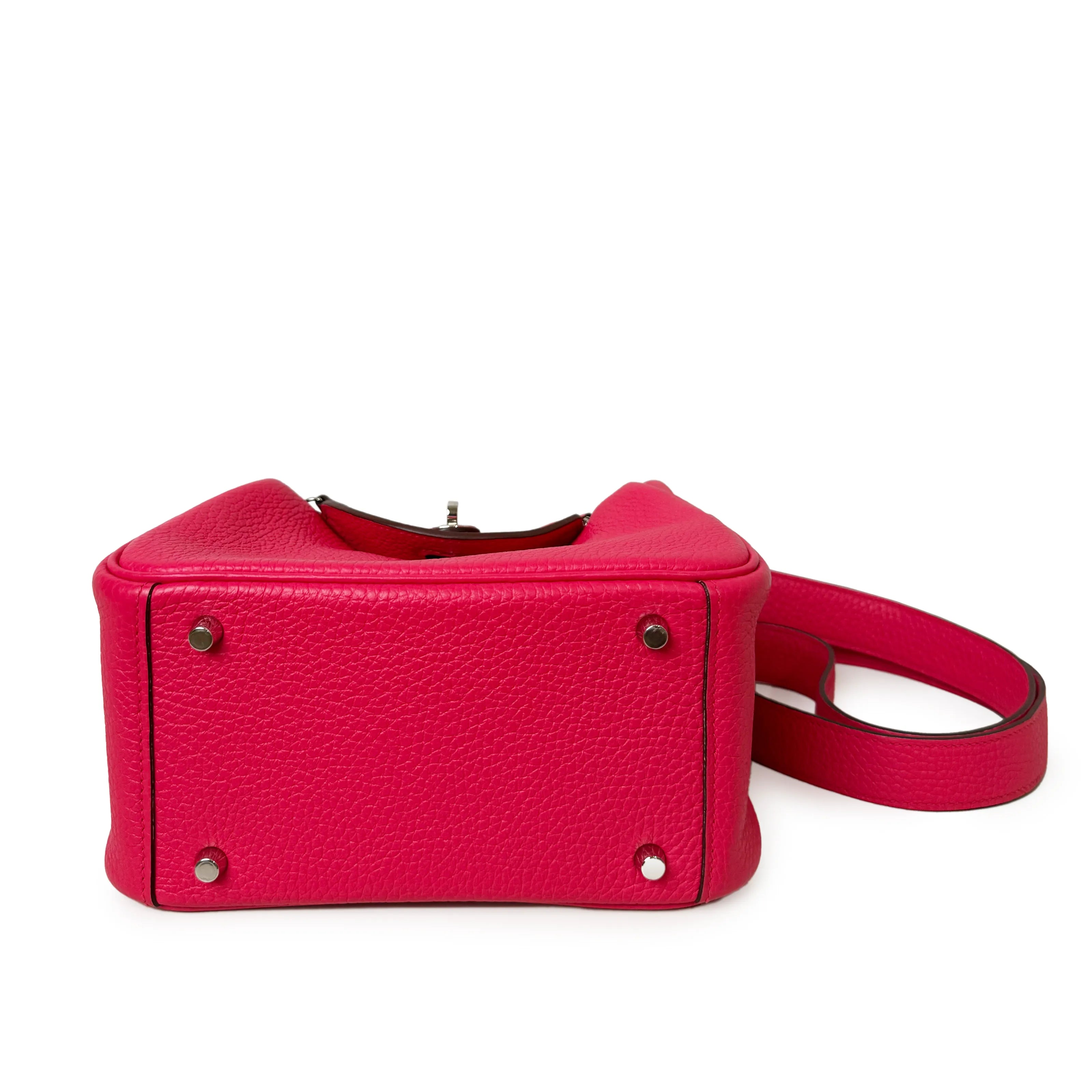 Hermès Mini Lindy Framboise PHW