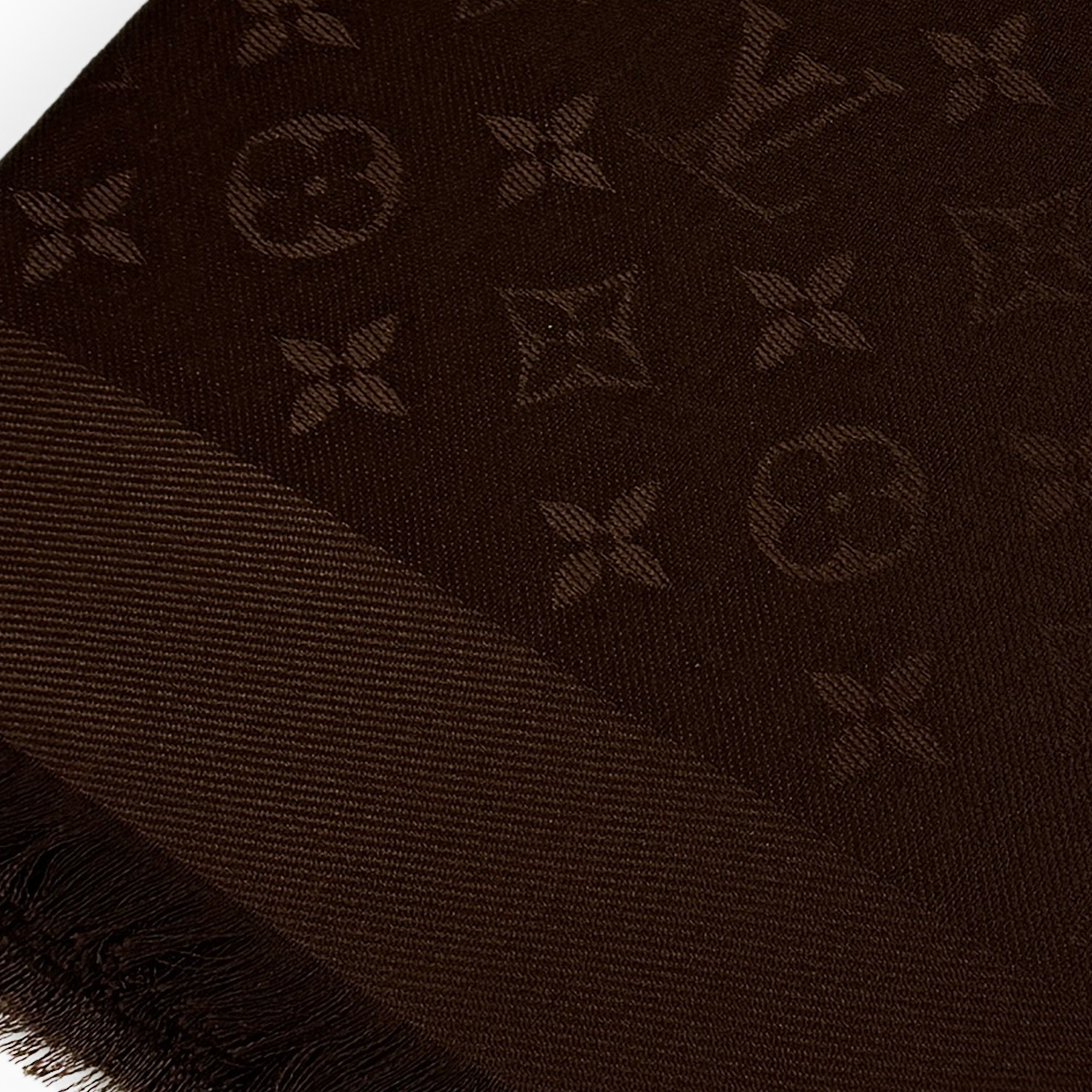 Louis Vuitton Monogram Shawl Brown