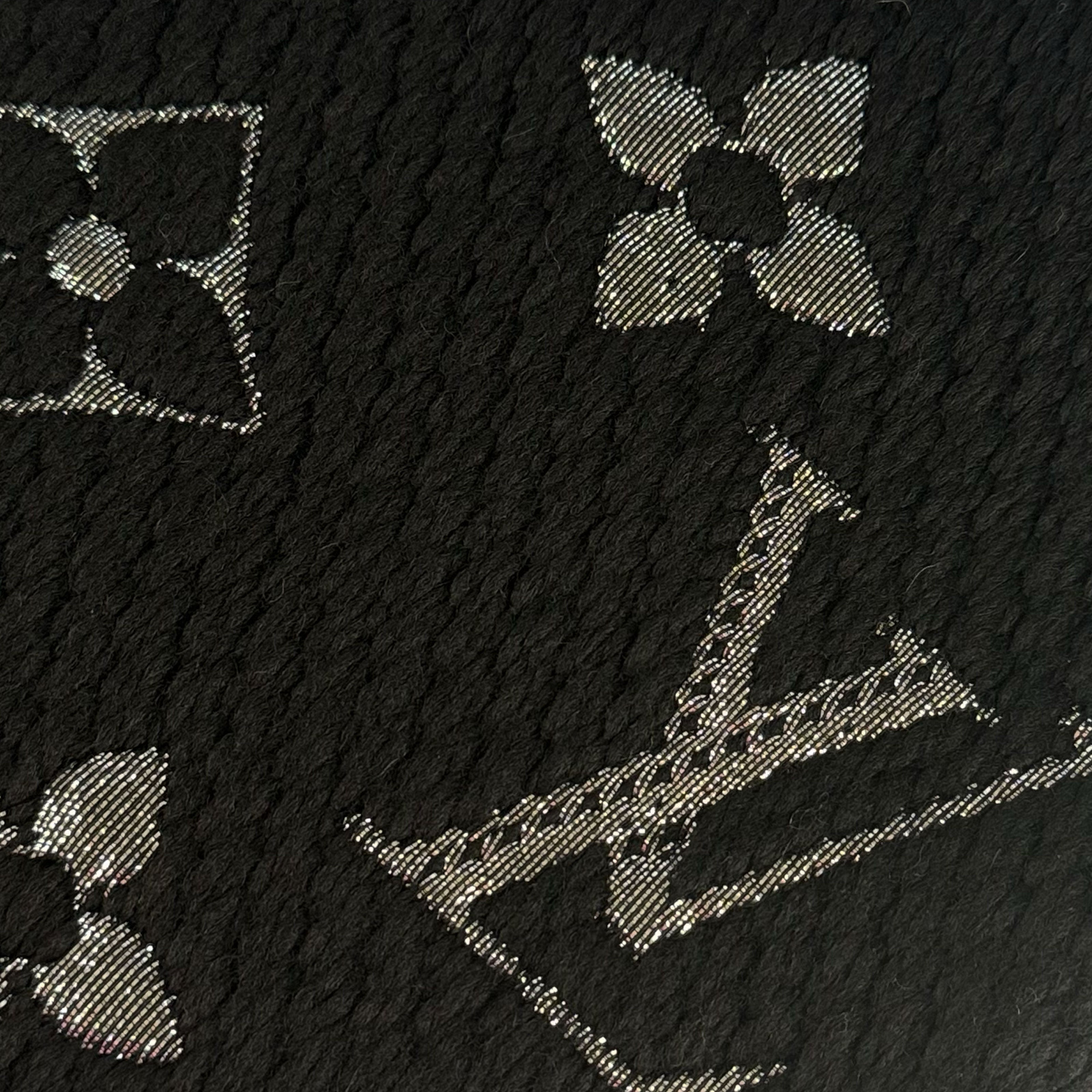 Louis Vuitton Logomania Scarf Black