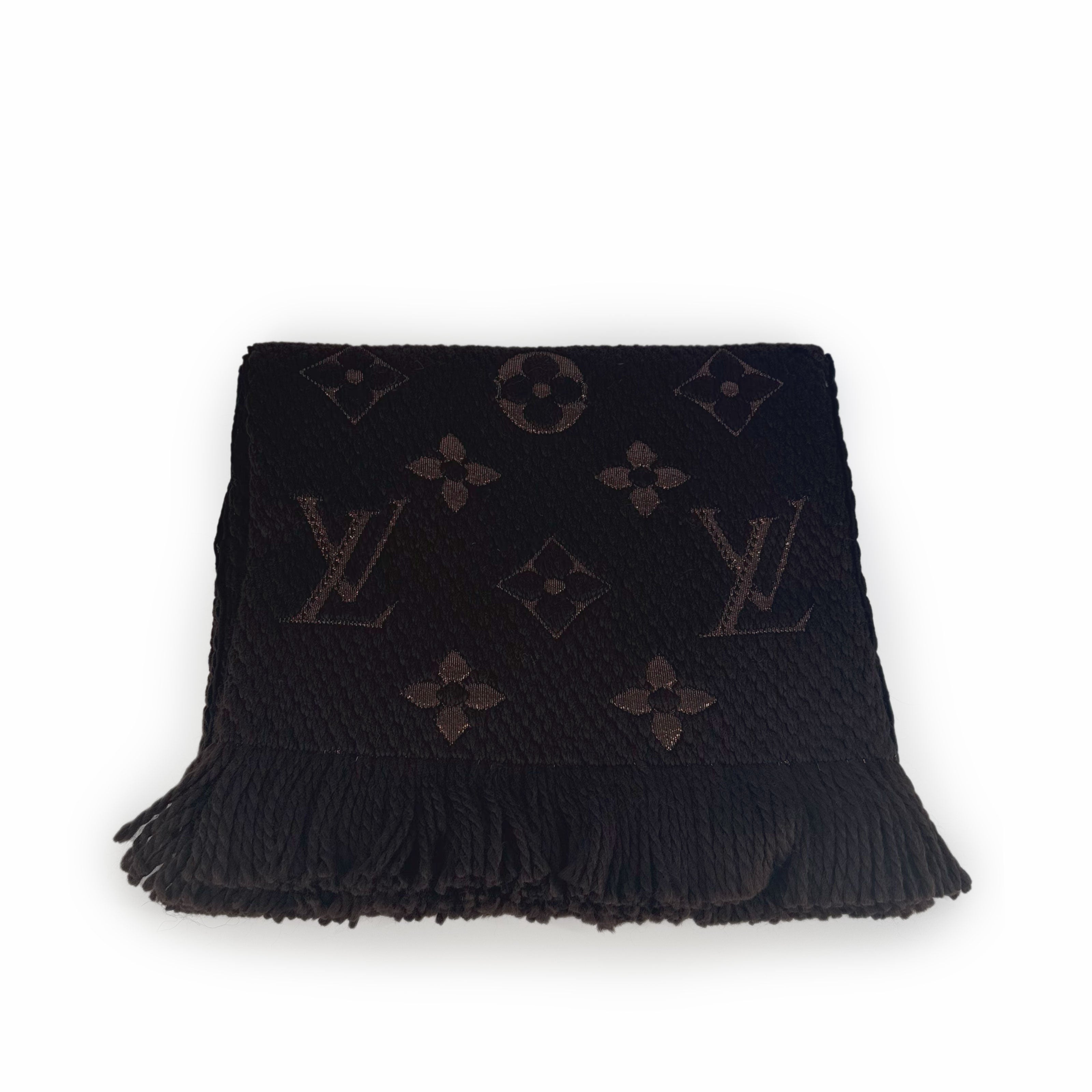 Louis Vuitton Logomania Scarf Brown